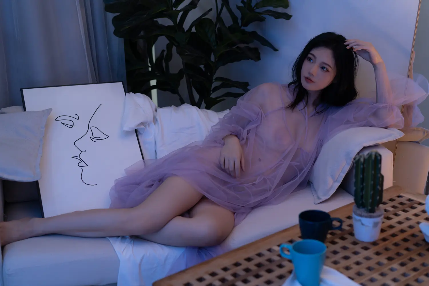 桃良阿宅 NO.021 紫纱裙 NO.0000