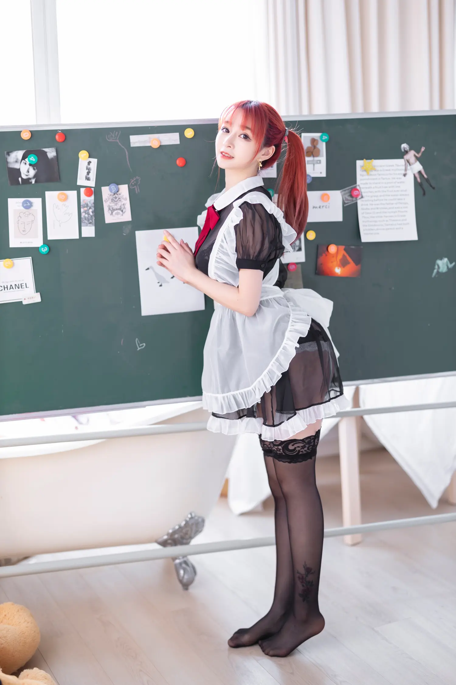 叉子宝宝 NO.006 双马尾透明女仆 NO.0000