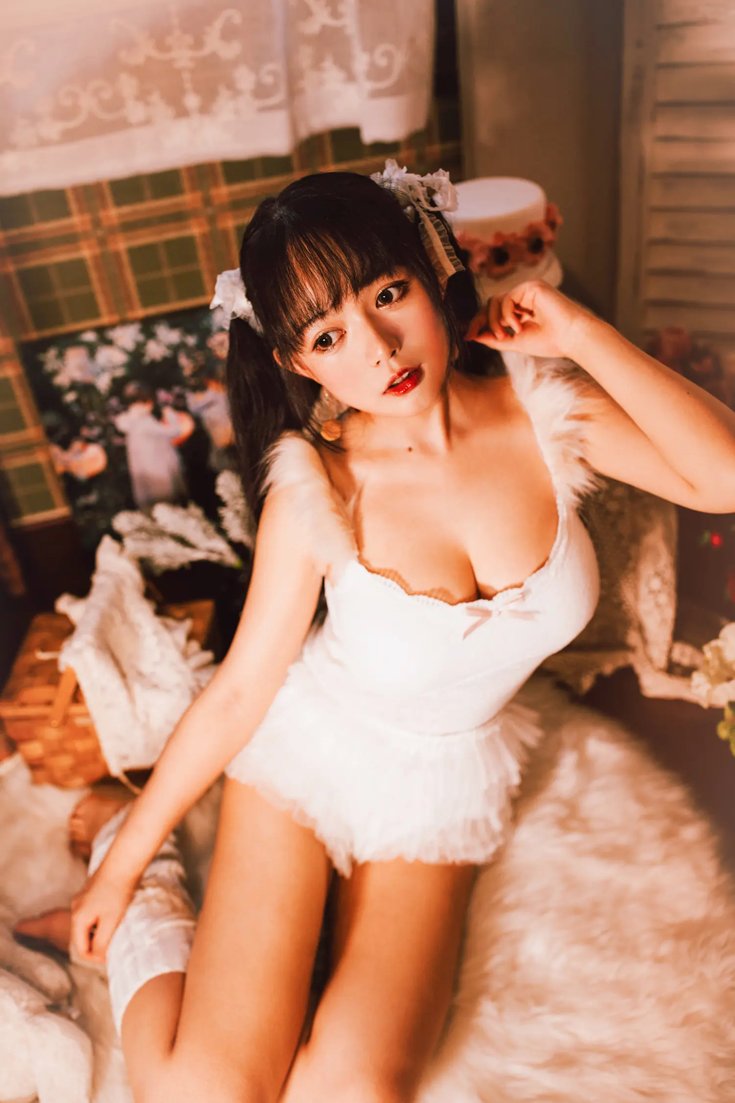 黑猫猫 NO.001 白色双马尾 NO.0000