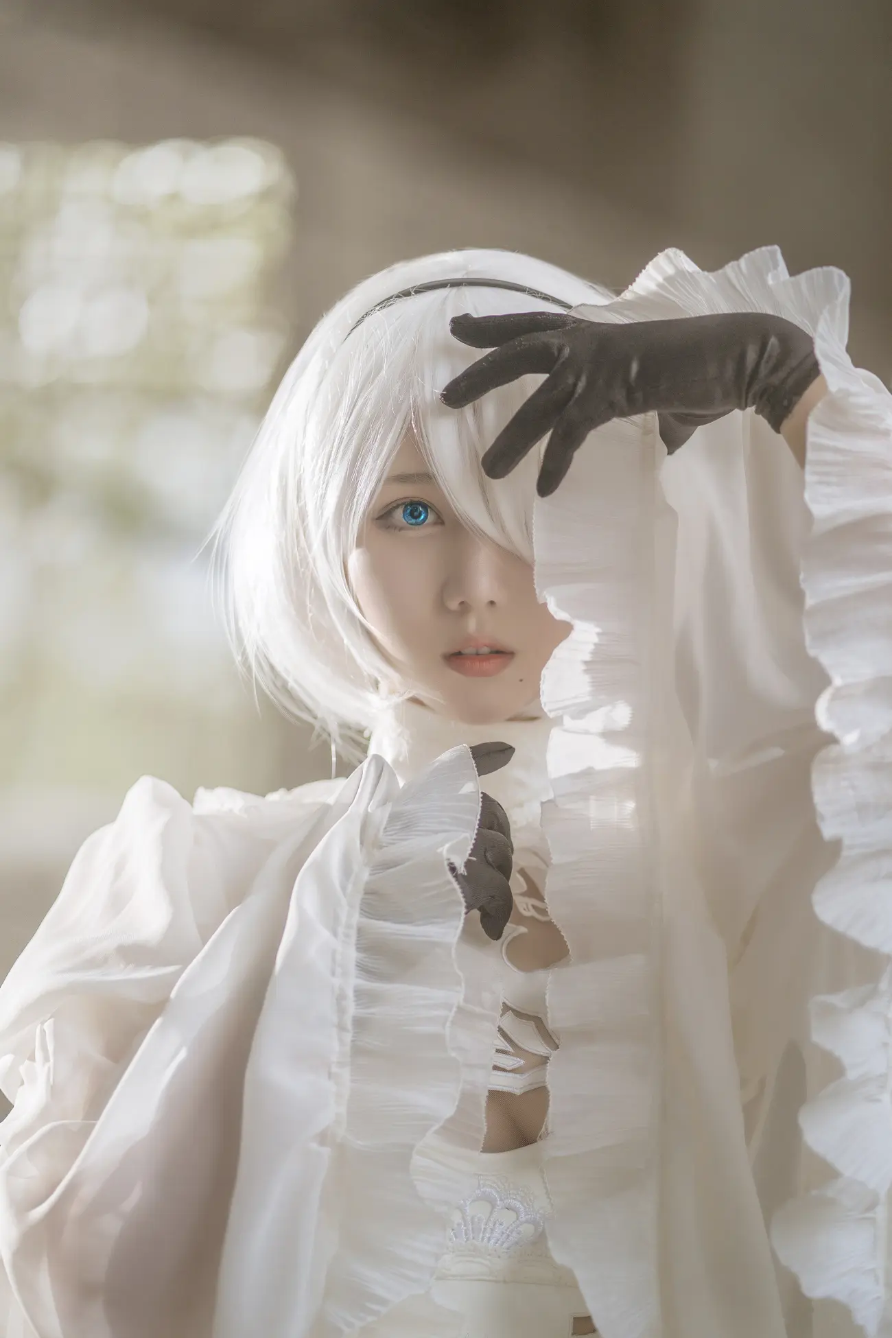 镜酱 NO.016 2B白色婚纱 NO.0000