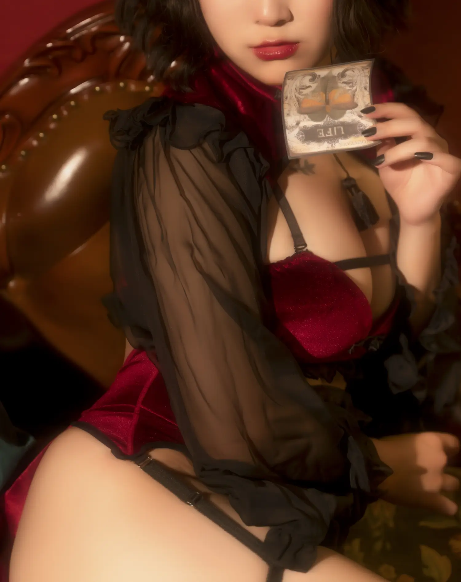 奇行家狗崽 NO.007 红丝绒旗袍 NO.0000