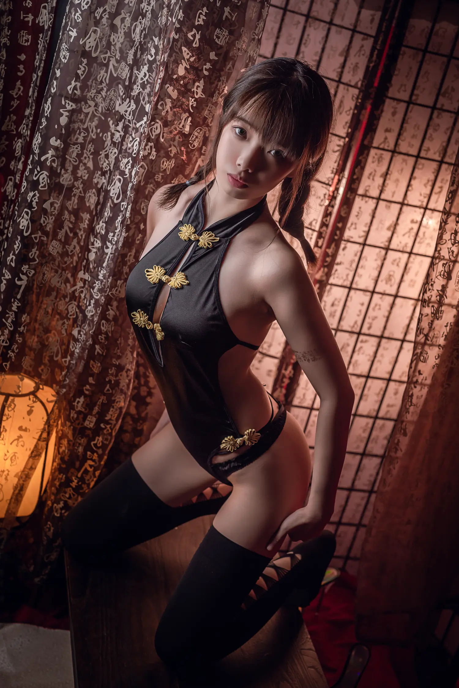 雯妹不讲道理 NO.012 黑丝肚兜 NO.0000