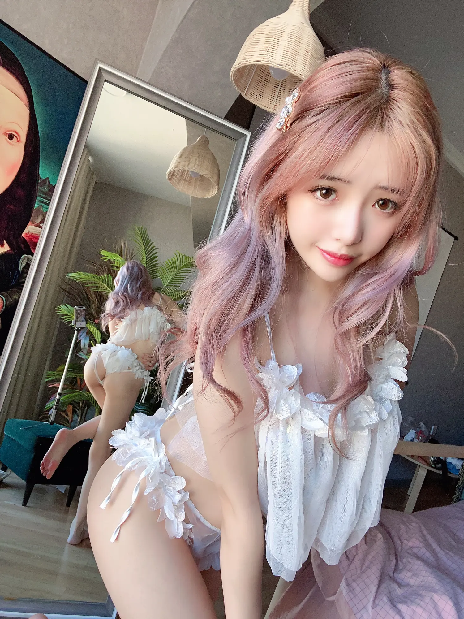 雯妹不讲道理 NO.036 纯白花朵 NO.0000
