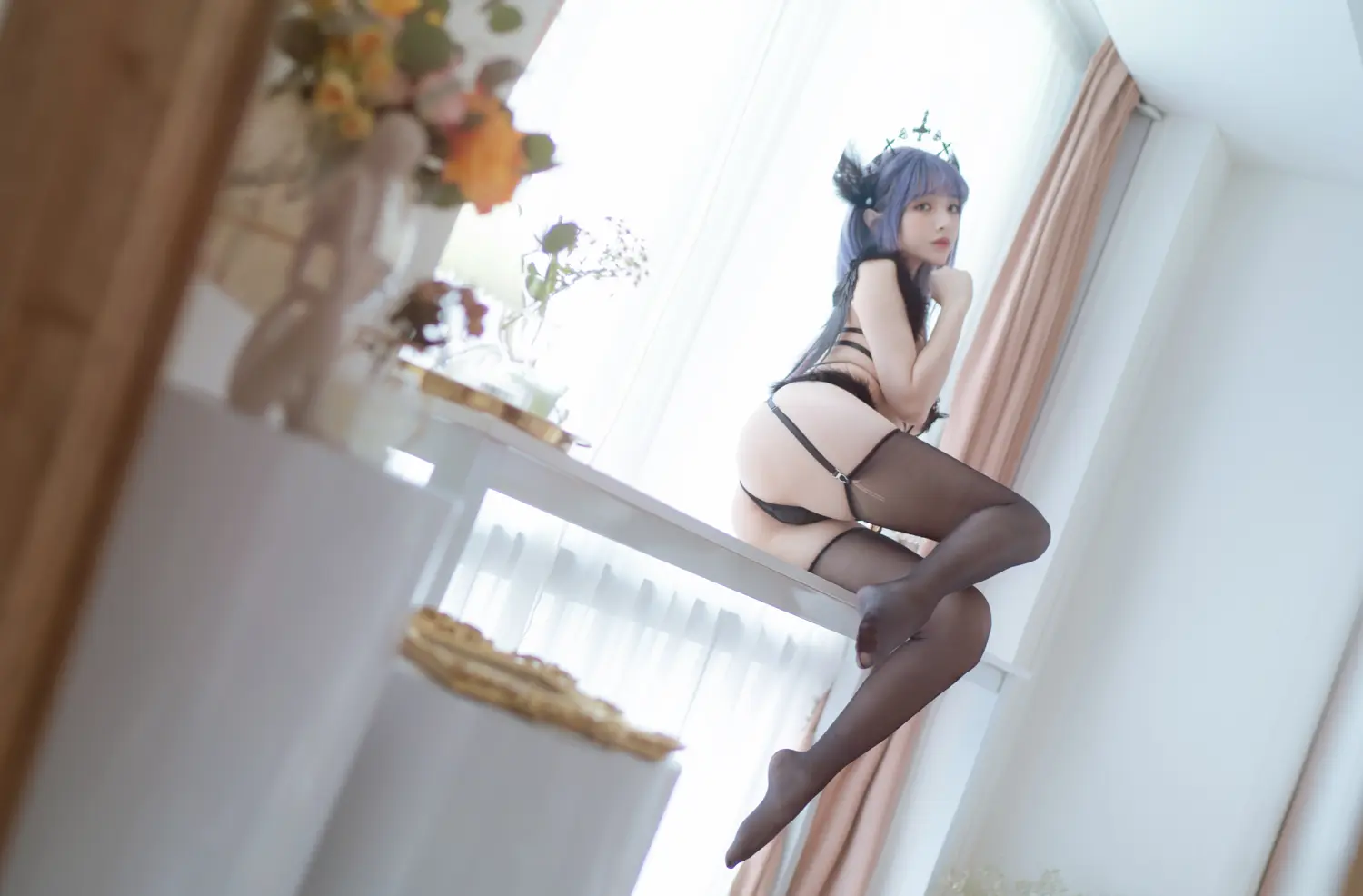 雯妹不讲道理 NO.065 黑色天使 NO.0000