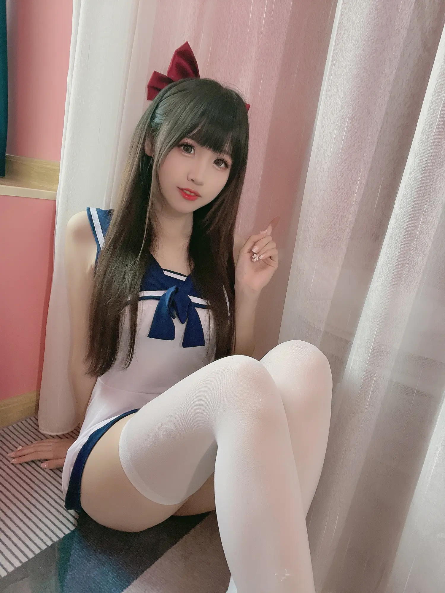 miko酱ww NO.042_007 蓝白水手 NO.0000