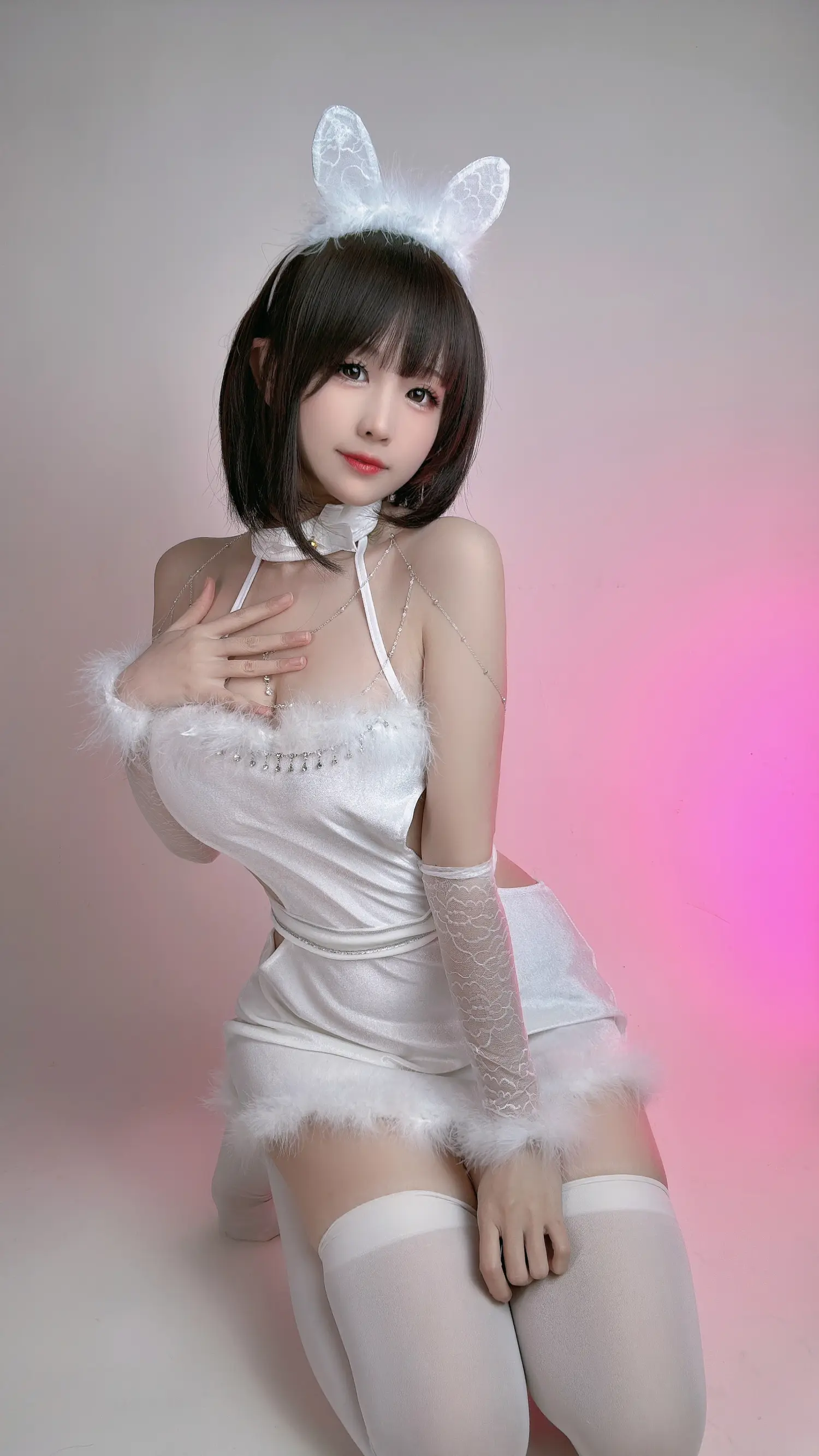 miko酱ww NO.077_001 白色兔兔 NO.0000