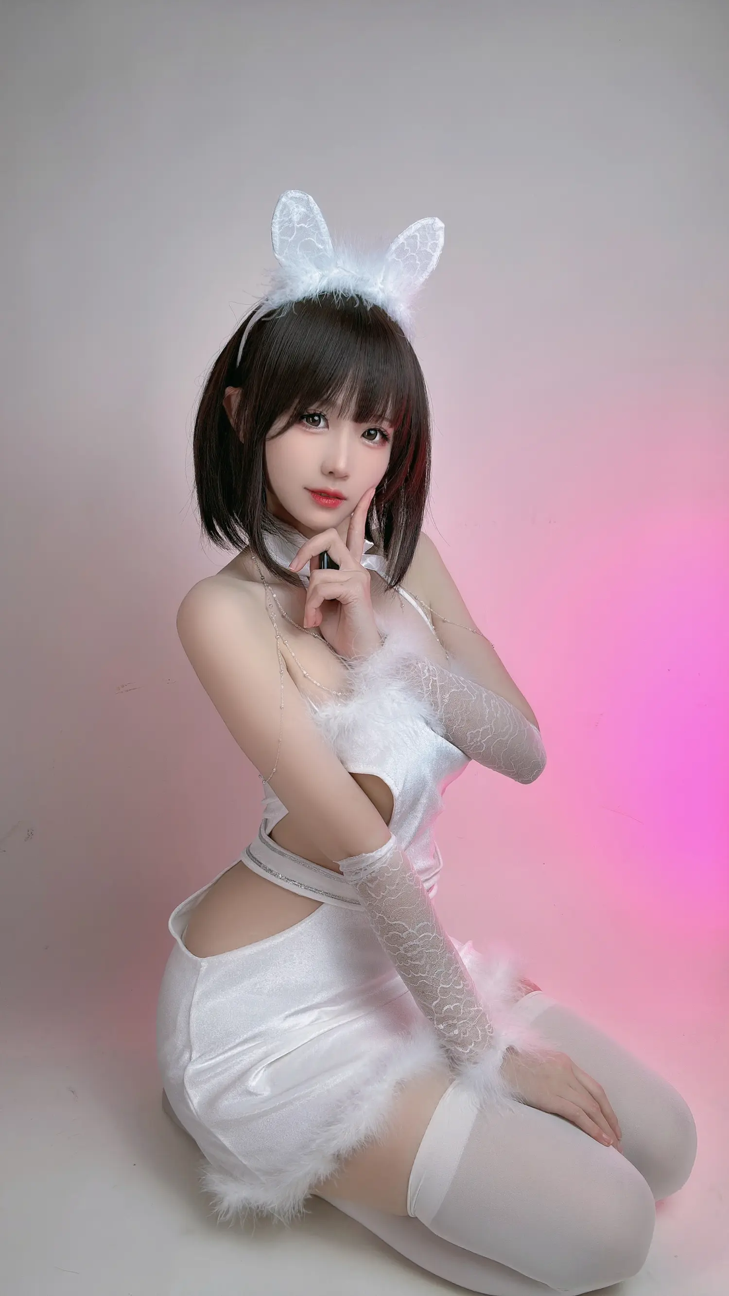 miko酱ww NO.077_001 白色兔兔 NO.0000