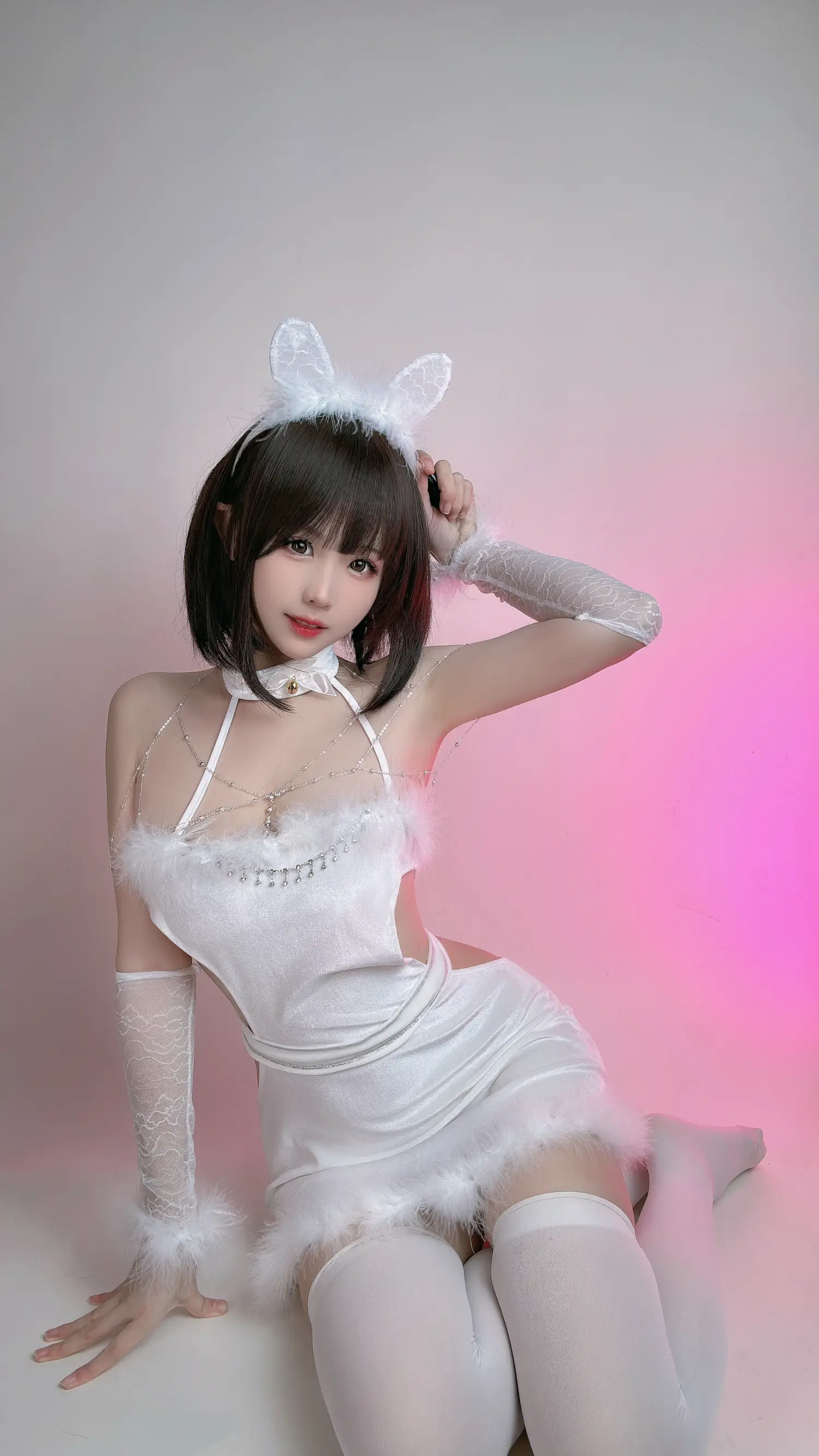 miko酱ww NO.077_001 白色兔兔 NO.0000