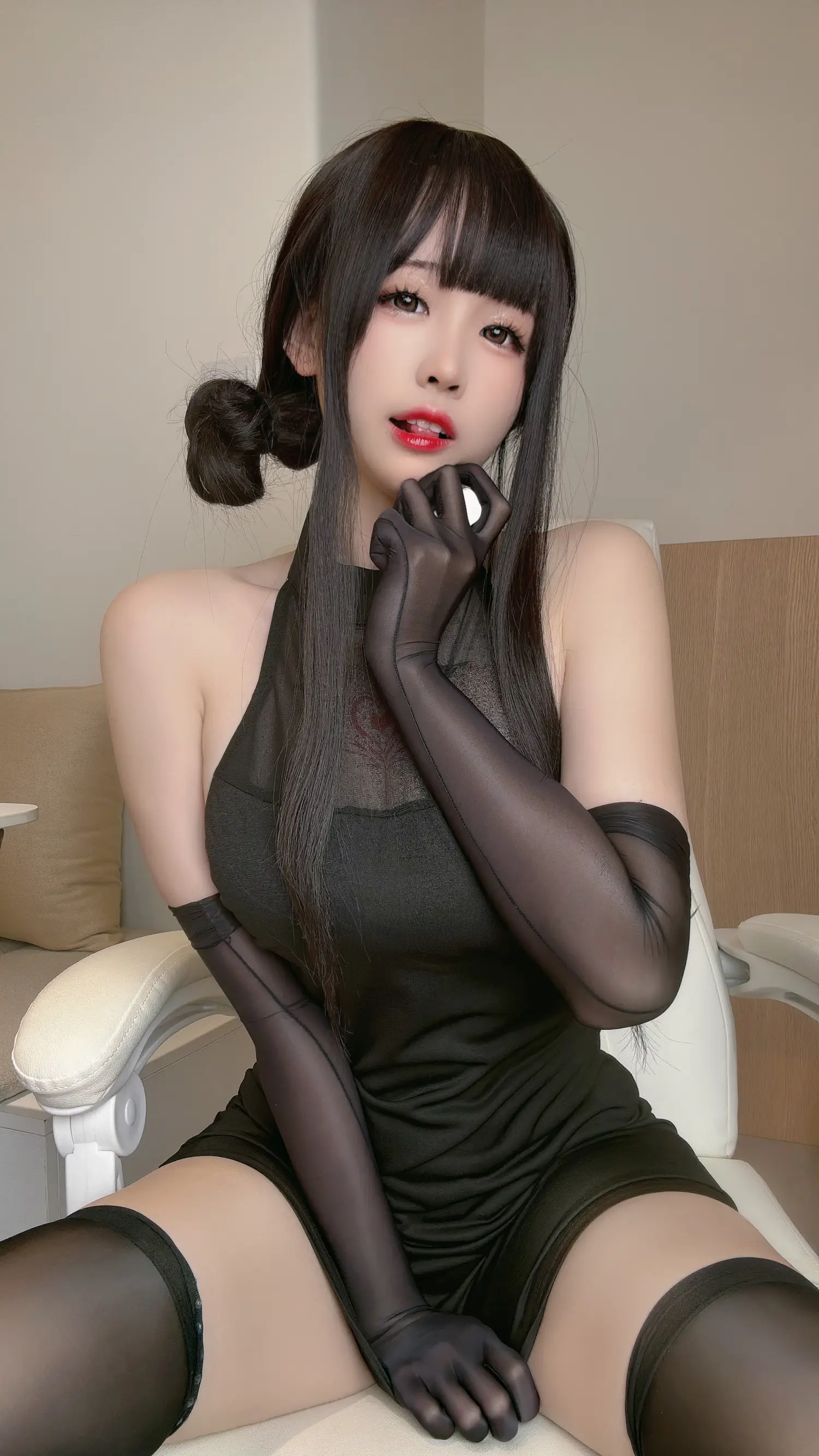 miko酱ww NO.077_004 黑丝短裙 NO.0000