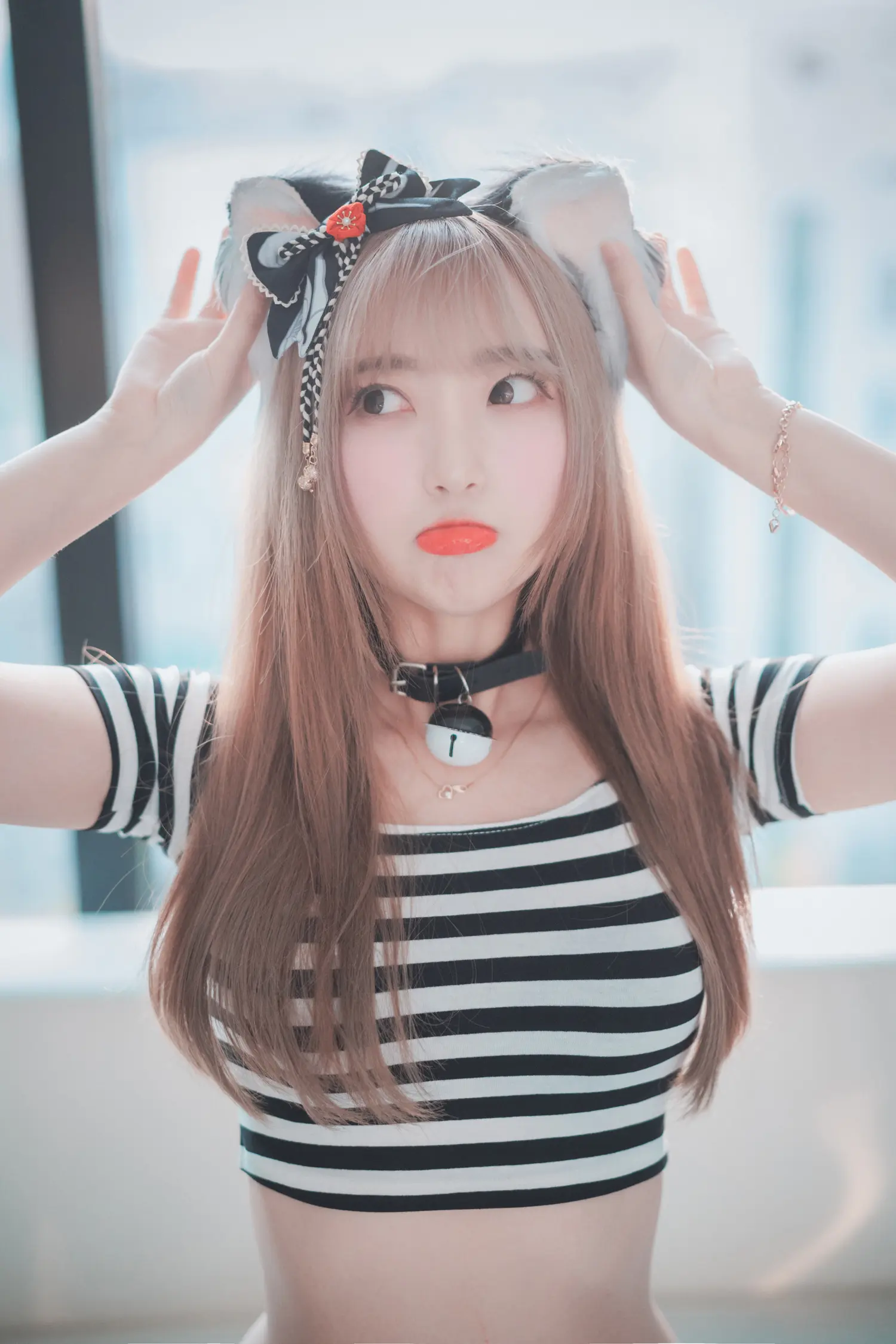 HaNari NO.001 Catgirl in Stripes NO.0000