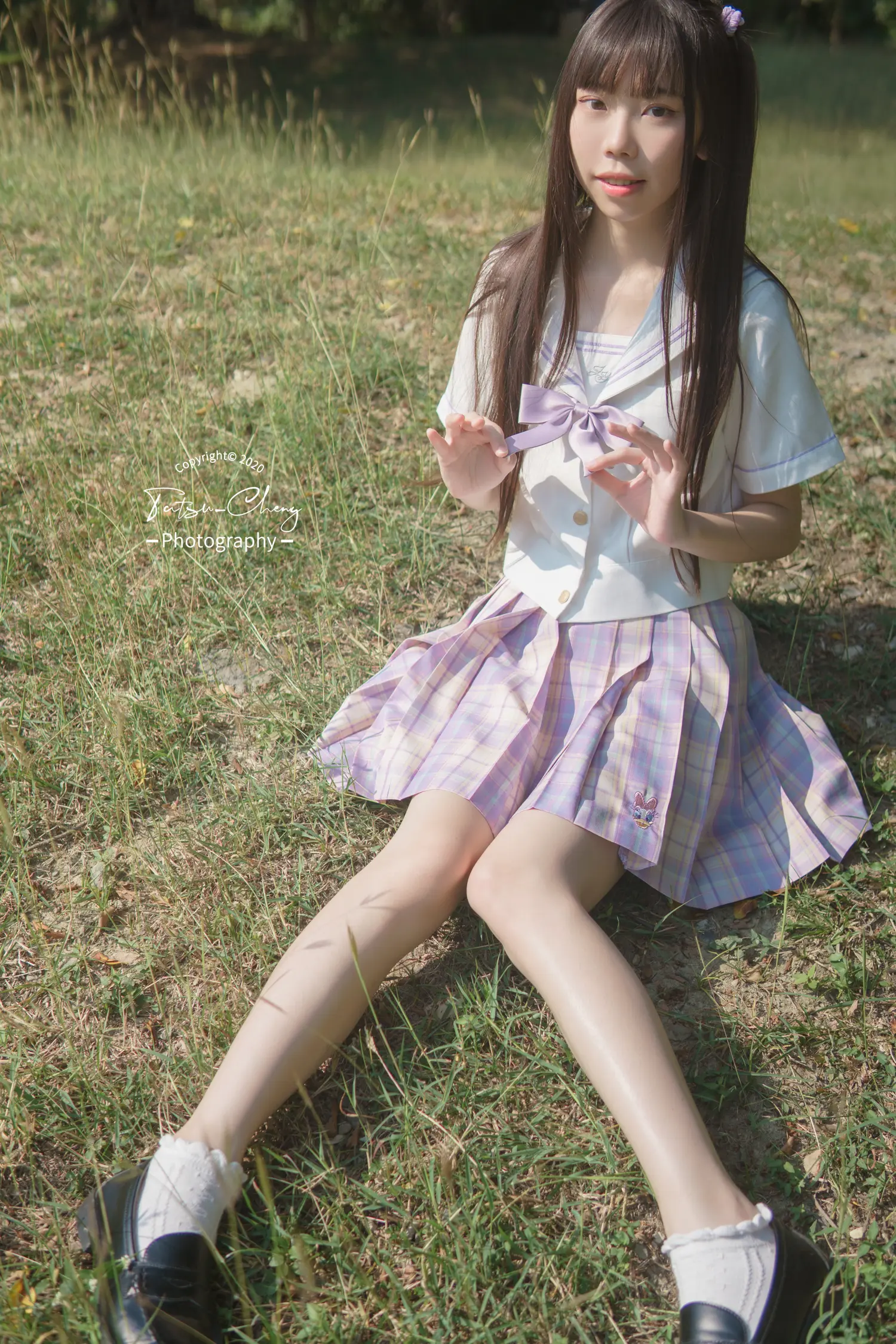 Limerence NO.053 海蓝 白皙希腊脚 JK户外野餐 NO.0000