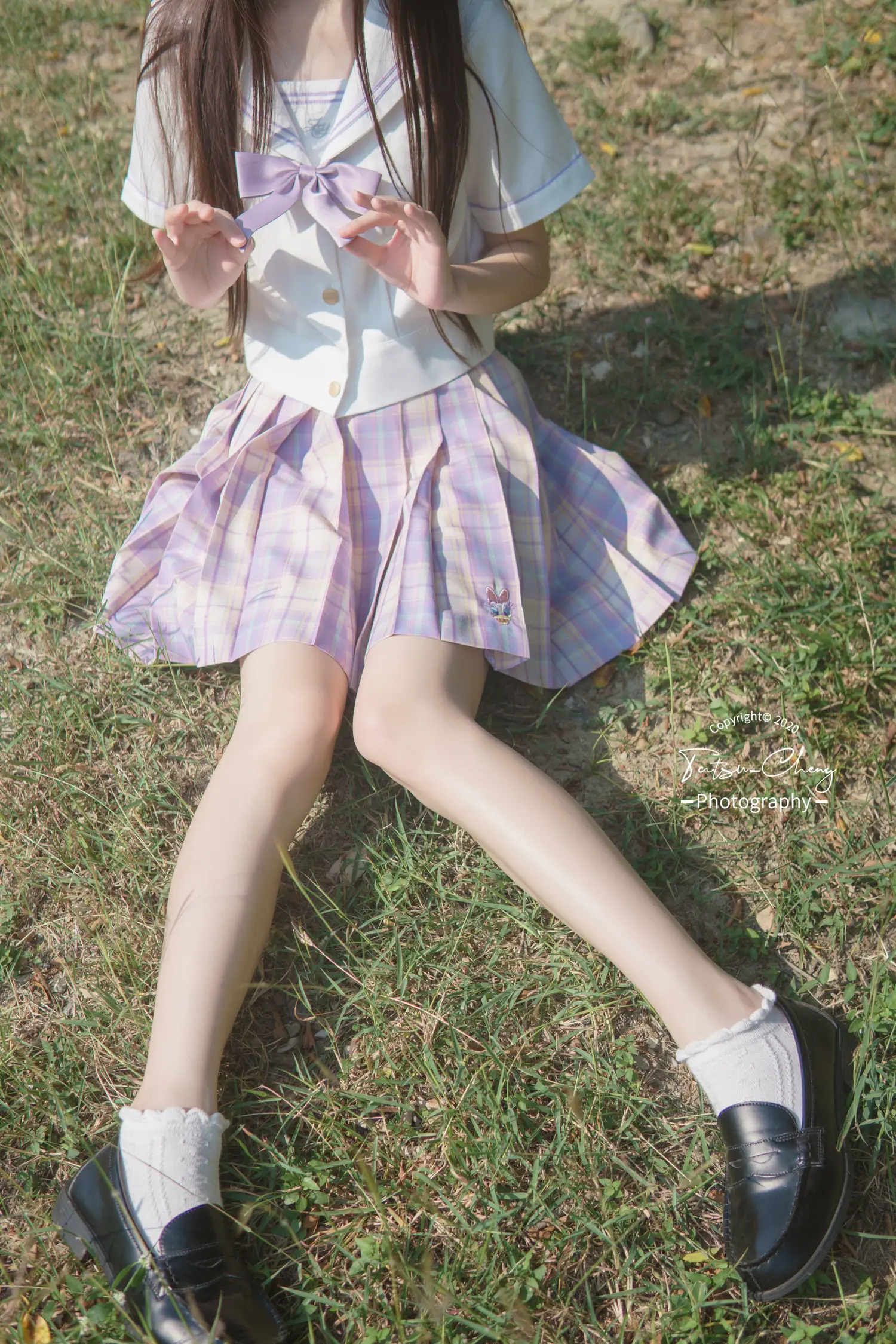 Limerence NO.053 海蓝 白皙希腊脚 JK户外野餐 NO.0000