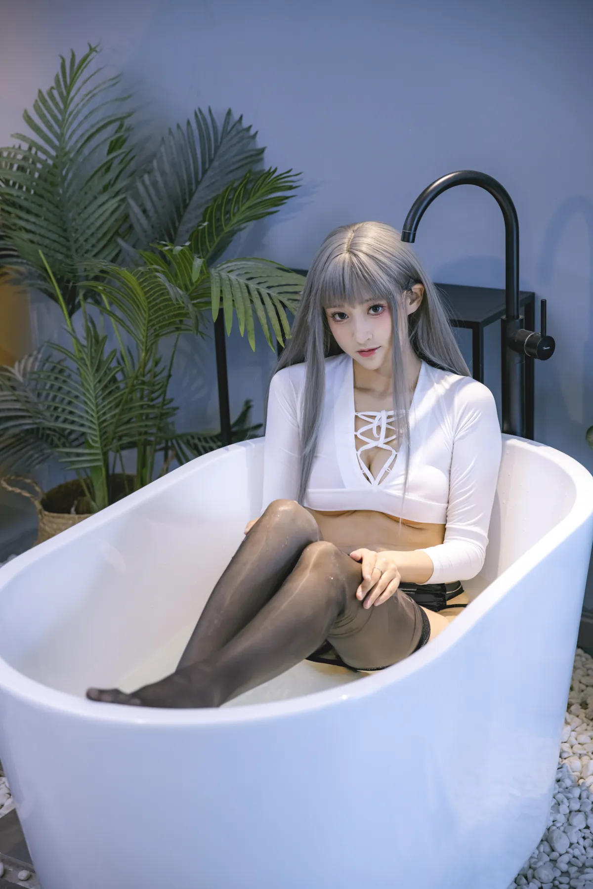 Luisa_零纱 NO.010 浴缸湿身黑咝 NO.0000
