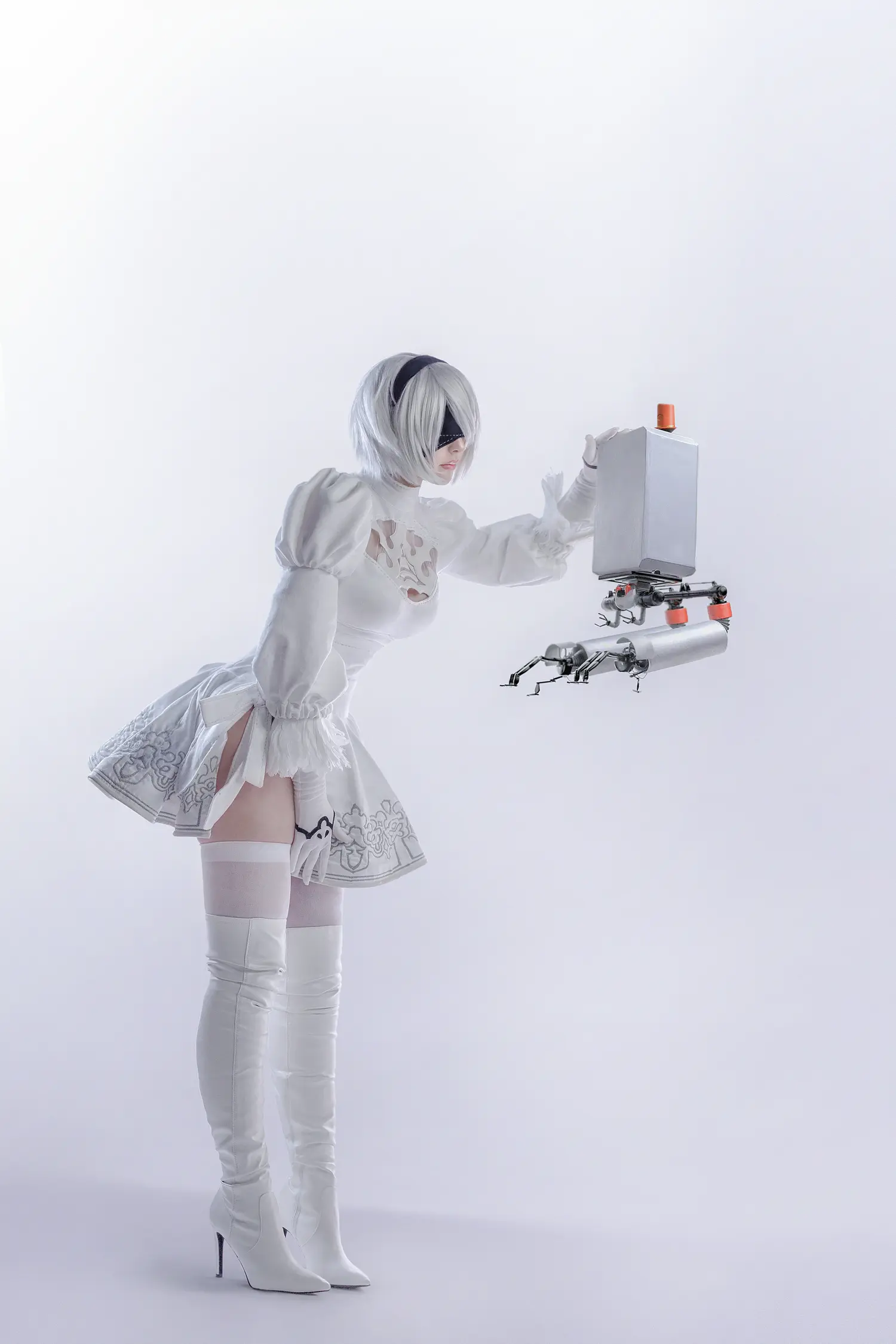 SayaTheFox NO.003 2B White Dress NO.0000