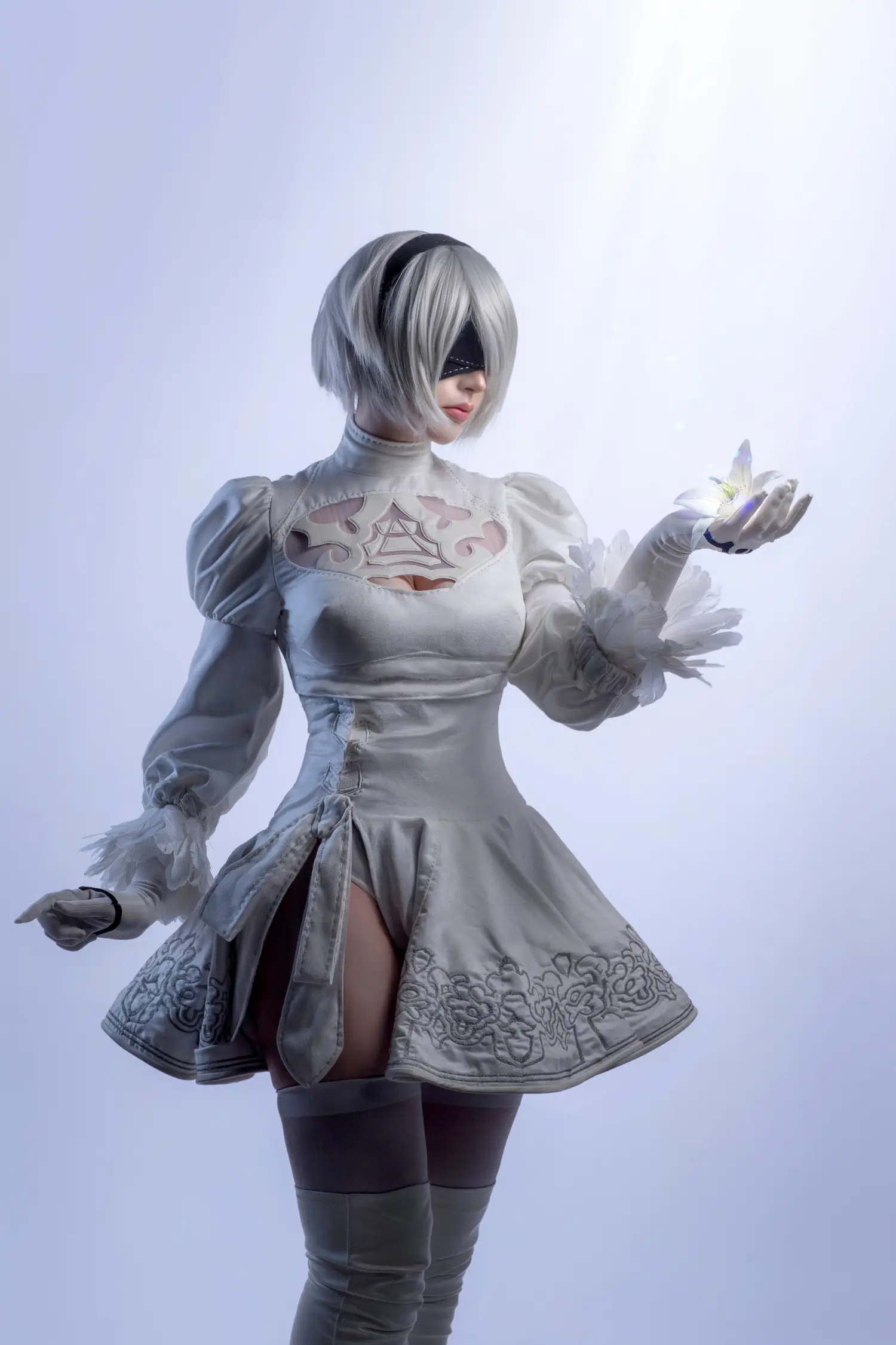 SayaTheFox NO.003 2B White Dress NO.0000