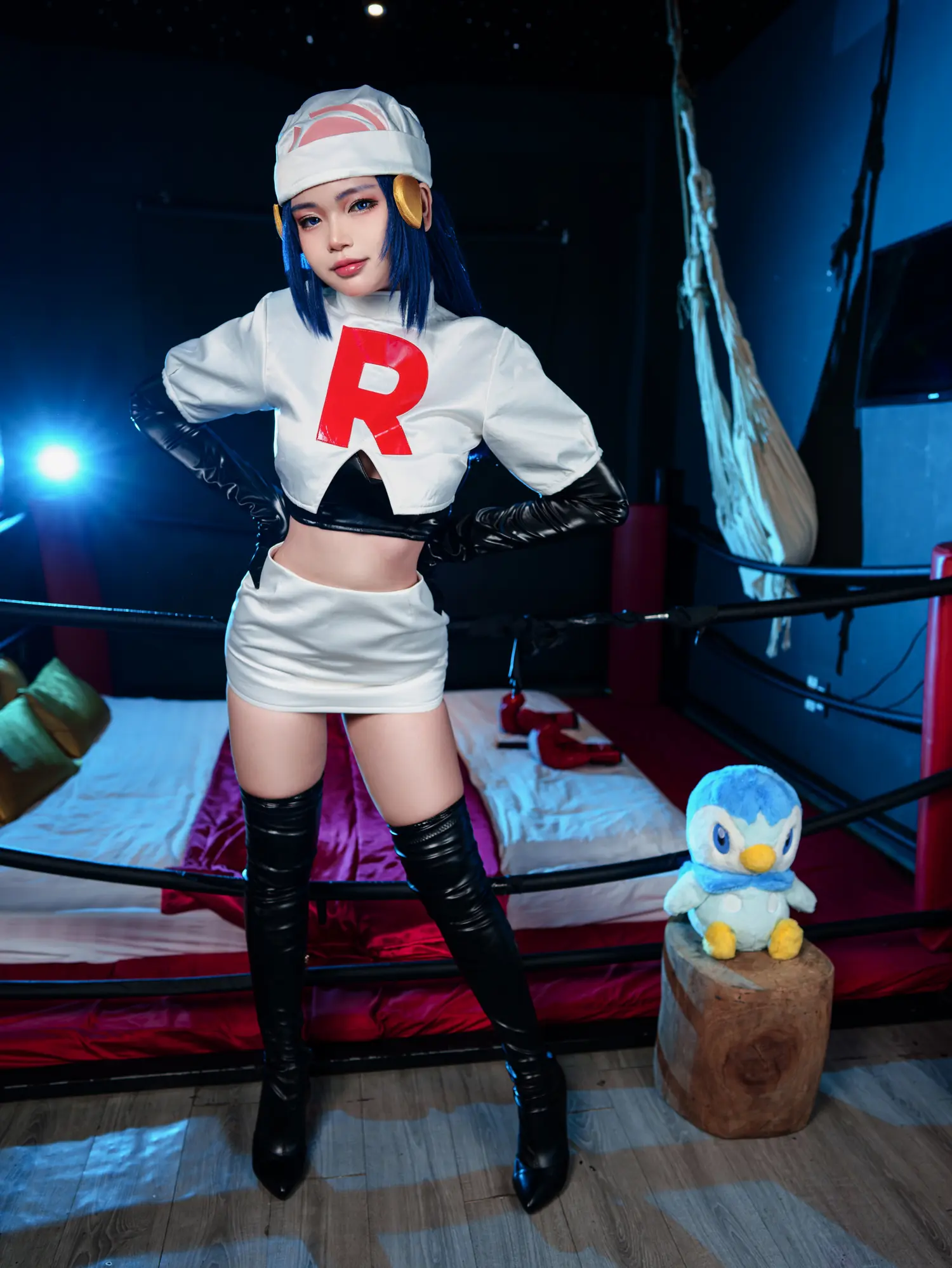 ZinieQ NO.018 Dawn Pokemon in Team Rocket costume NO.0000