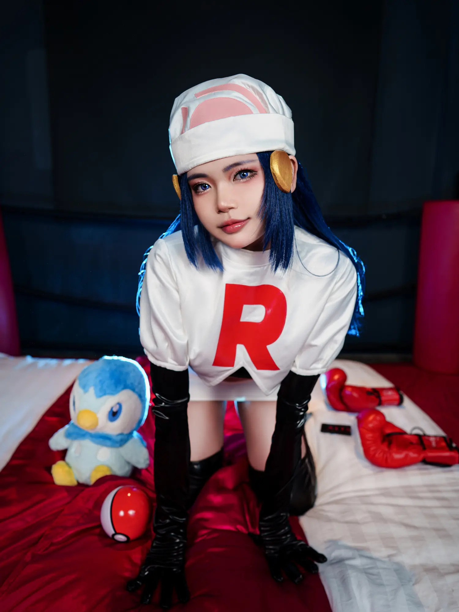 ZinieQ NO.018 Dawn Pokemon in Team Rocket costume NO.0000