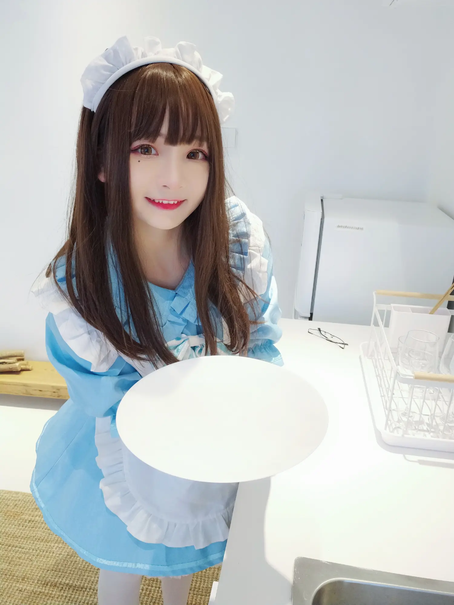 古川kagura NO.030 蓝白女仆 NO.0000