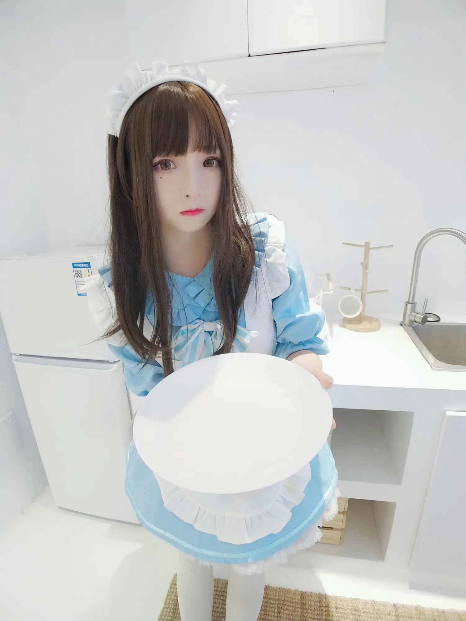 古川kagura NO.030 蓝白女仆 NO.0000