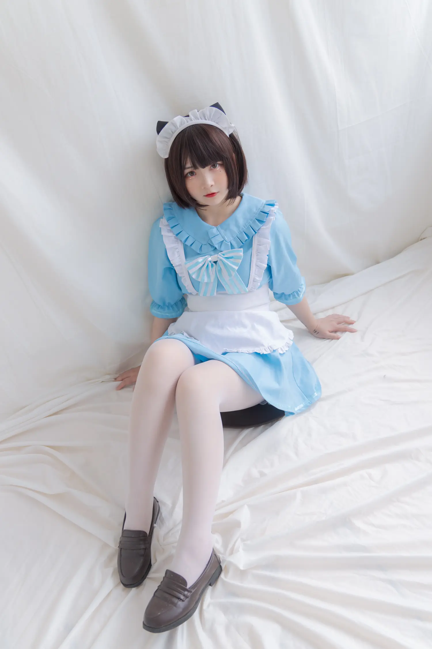 古川kagura NO.048 蓝色小猫女仆 NO.0000