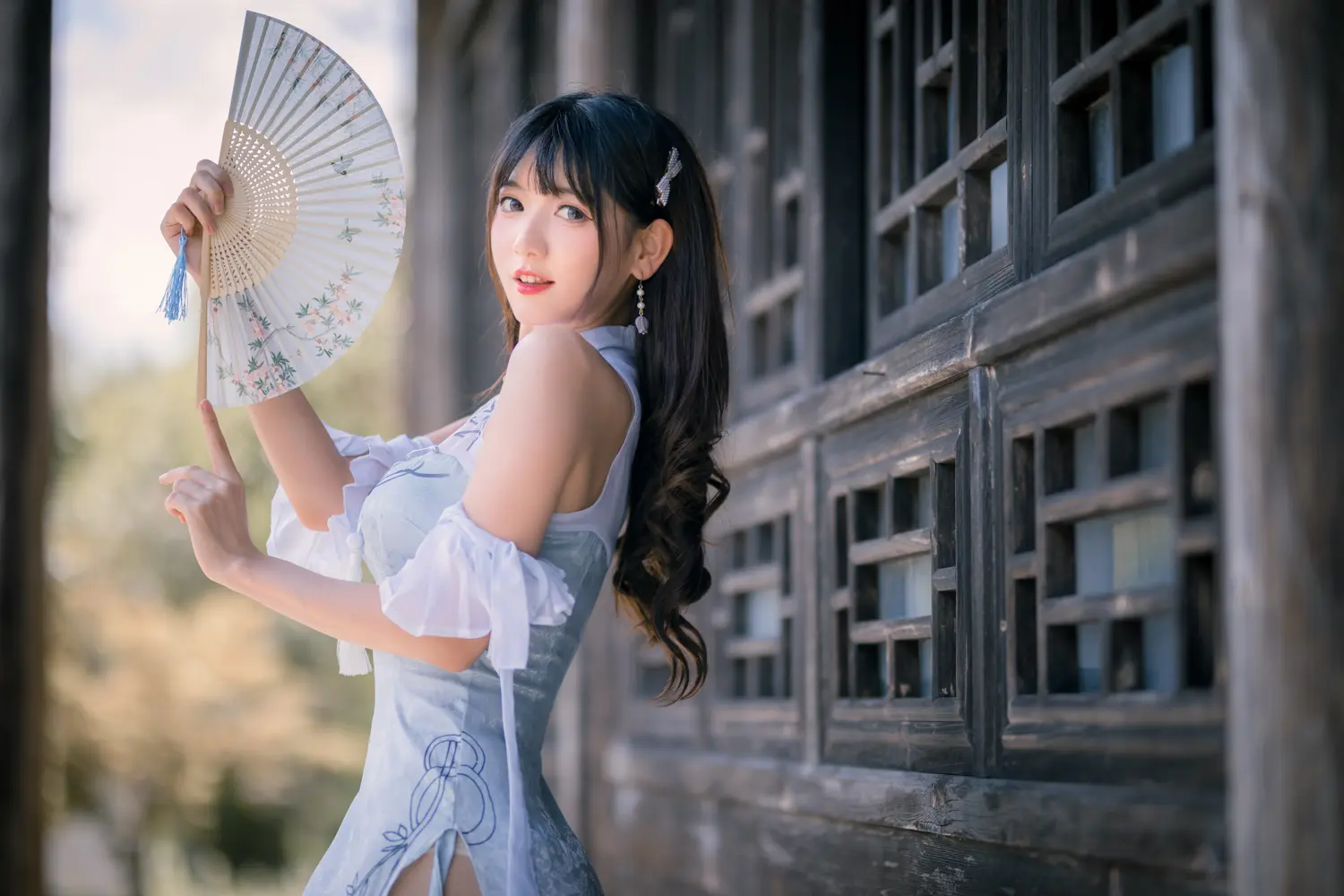 陆卿卿 NO.009 蓝色旗袍 NO.0000