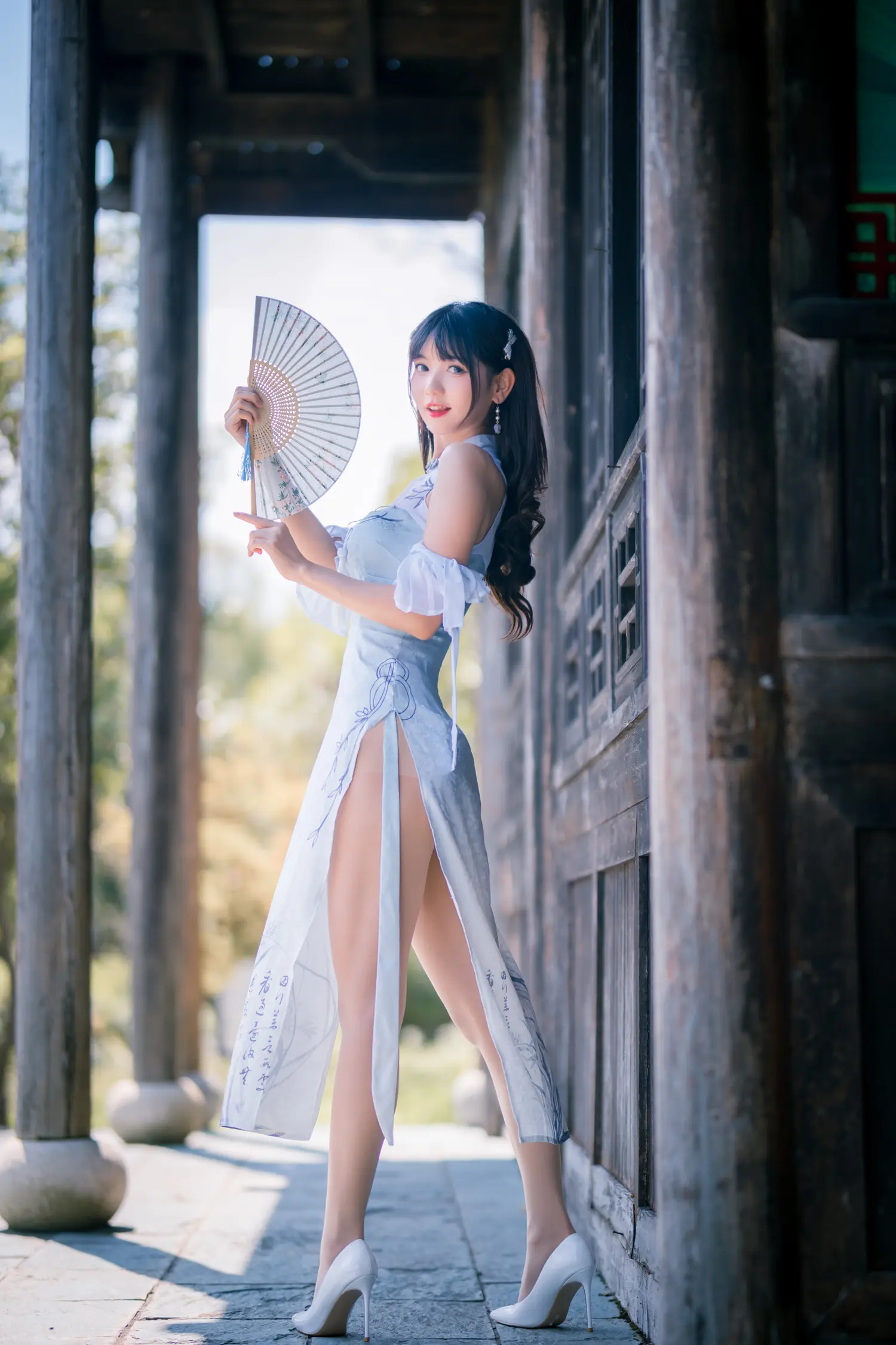 陆卿卿 NO.009 蓝色旗袍 NO.0000
