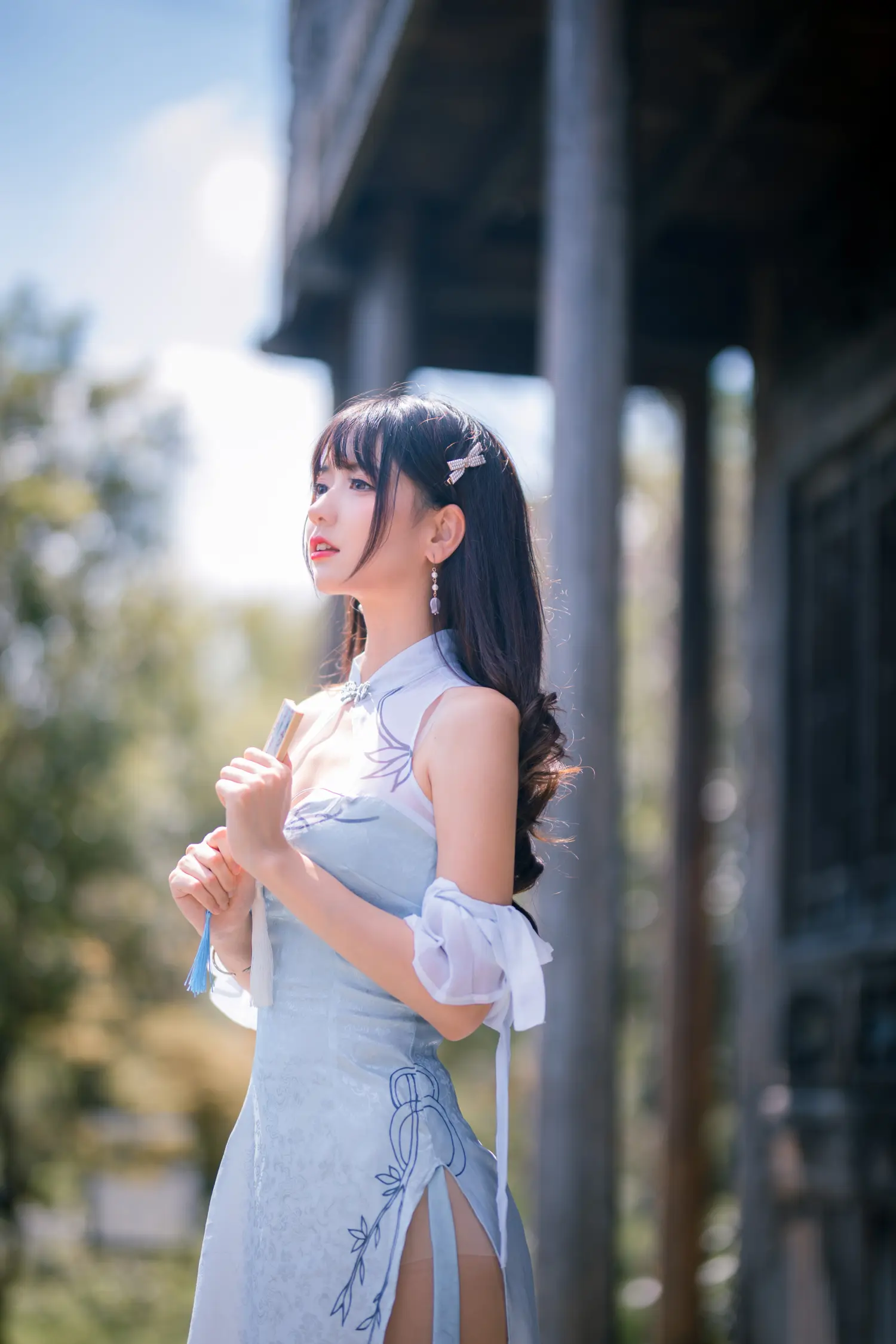 陆卿卿 NO.009 蓝色旗袍 NO.0000