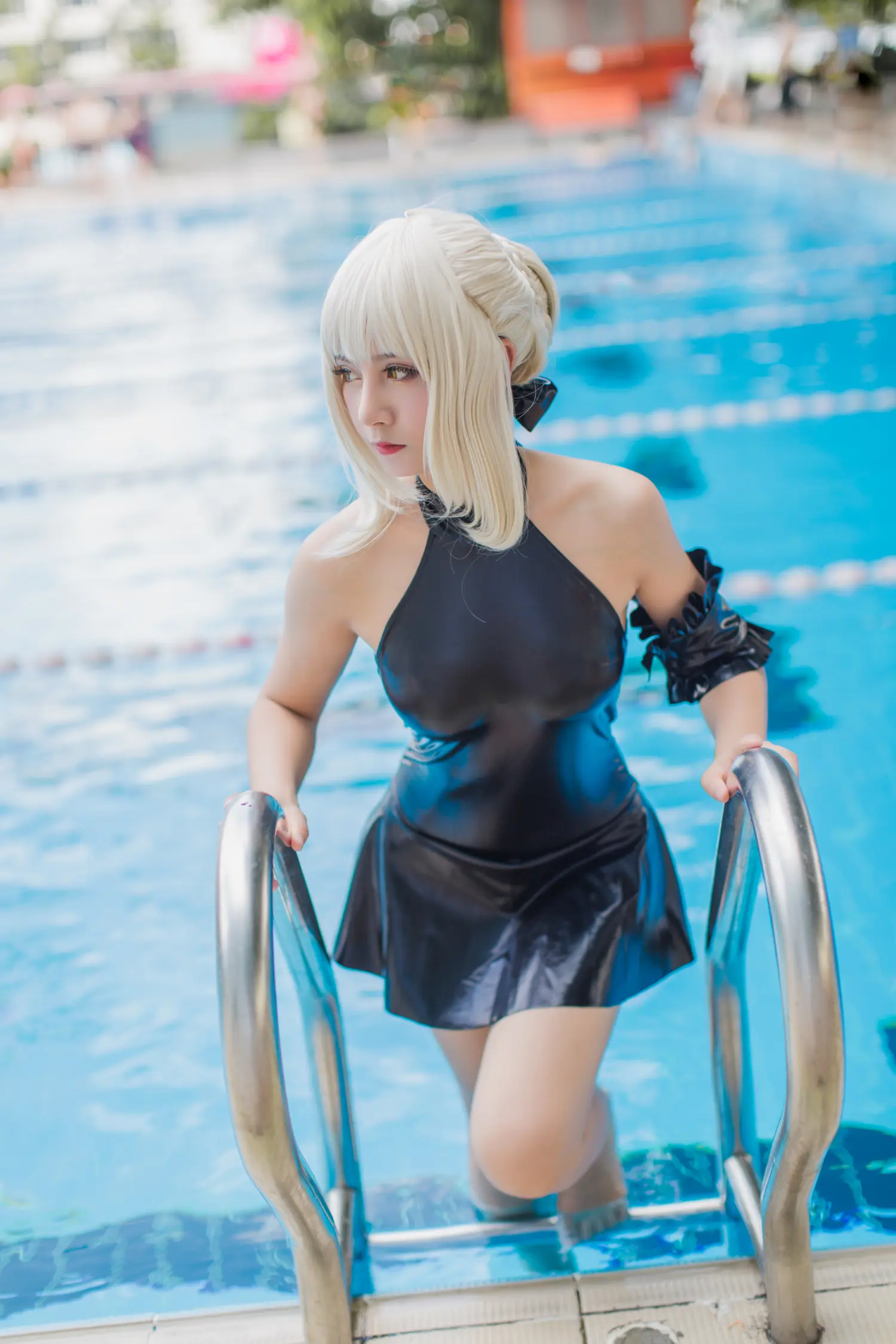 秋山AkI NO.006 水着黑SABER NO.0000