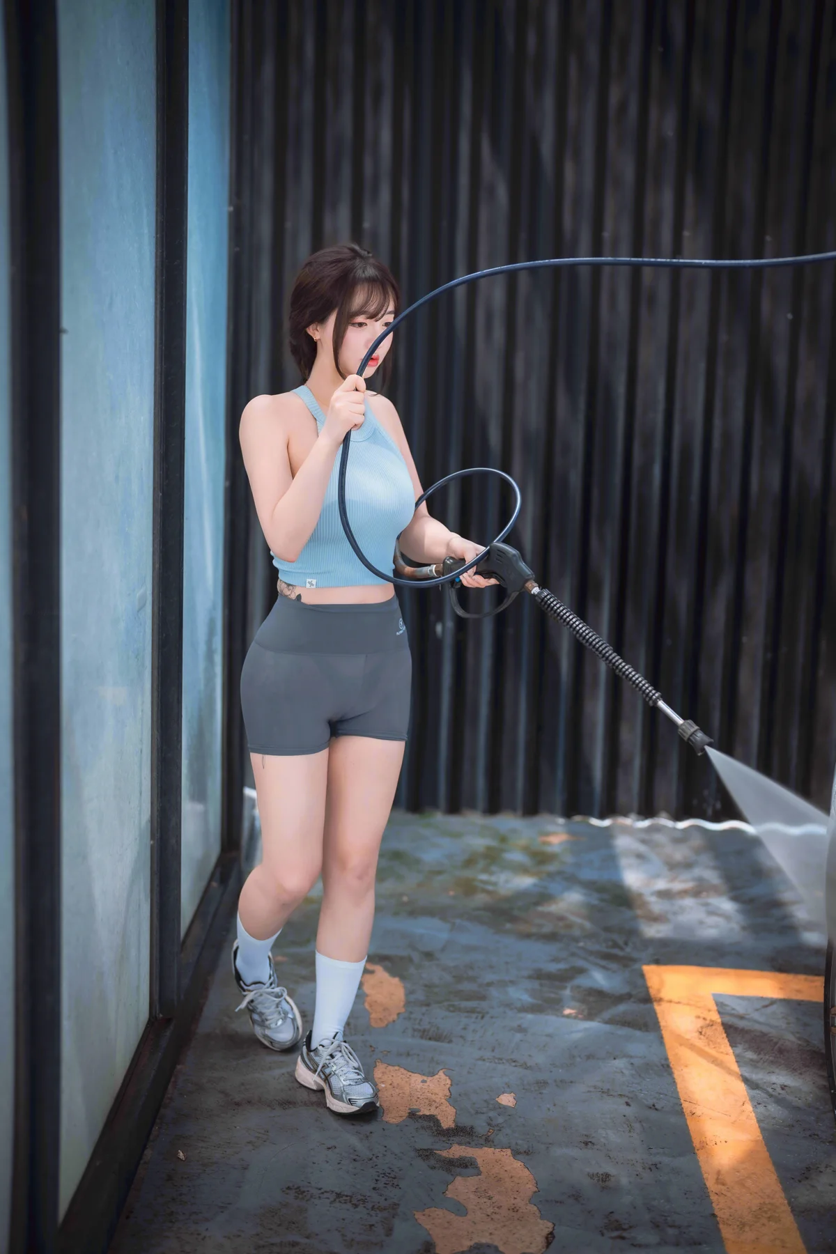 孙乐乐 NO.085 Wash My Car NO.0000