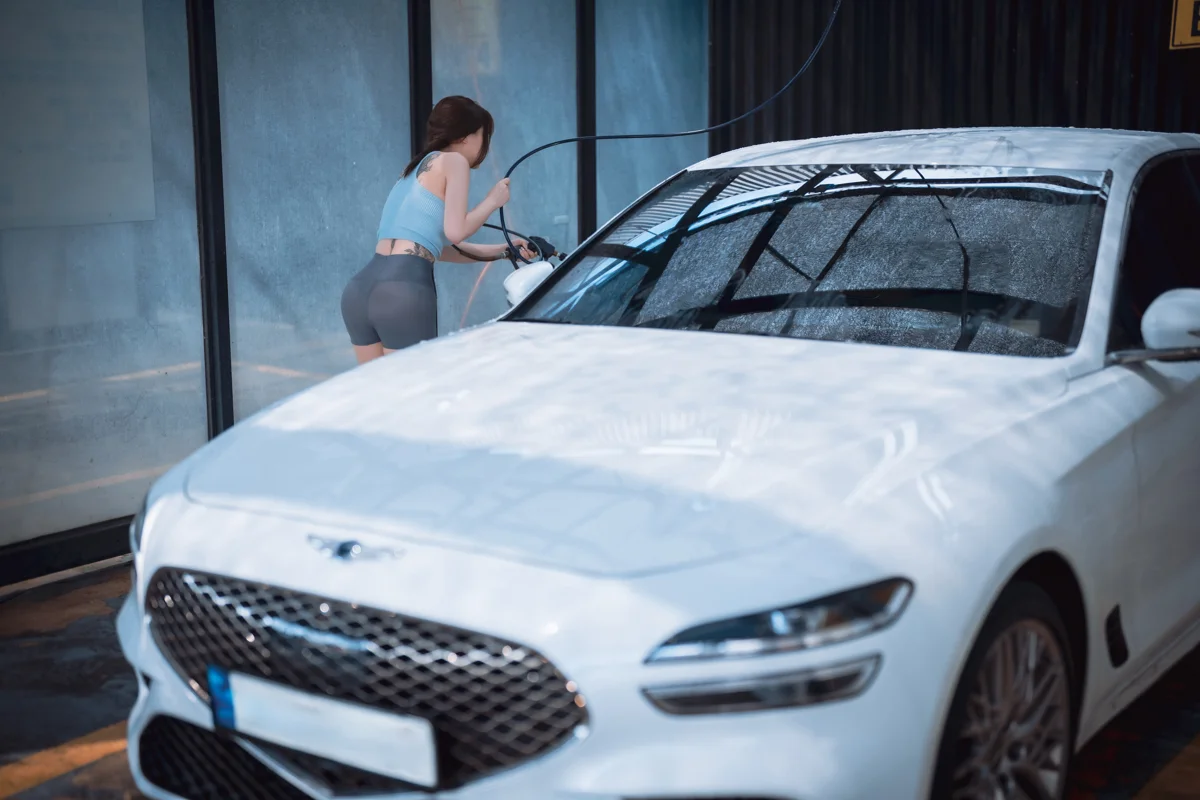 孙乐乐 NO.085 Wash My Car NO.0000