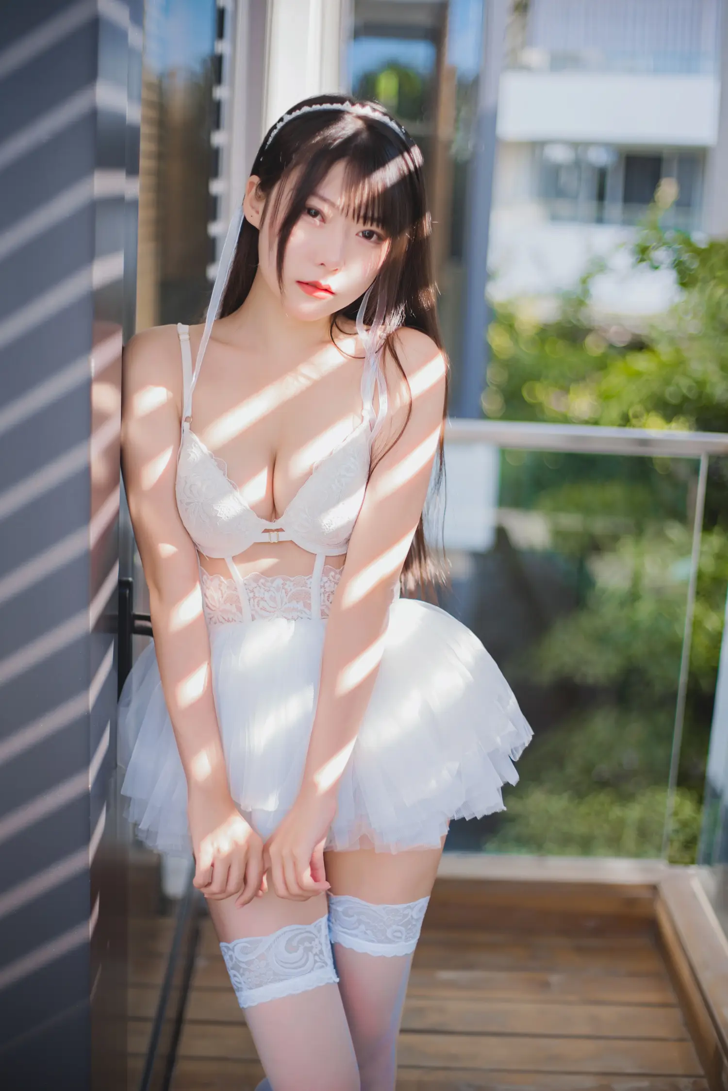 香草喵露露 NO.039 杨枝甘露 白色纱裙 NO.0000