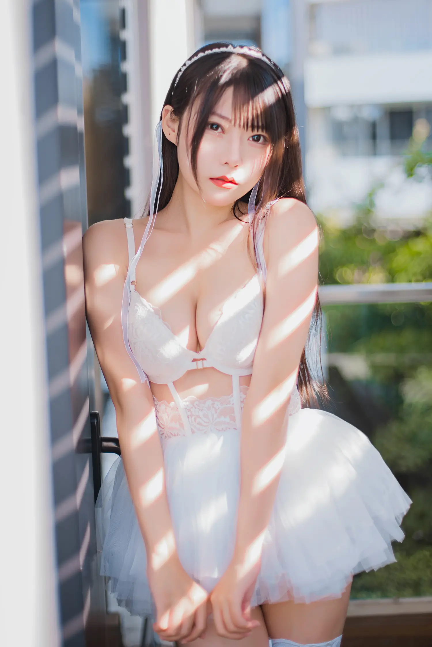 香草喵露露 NO.039 杨枝甘露 白色纱裙 NO.0000