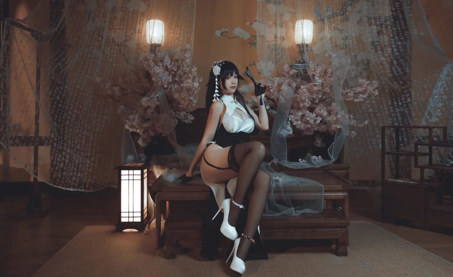 樱落酱w NO.019 吾妻旗袍 NO.0000