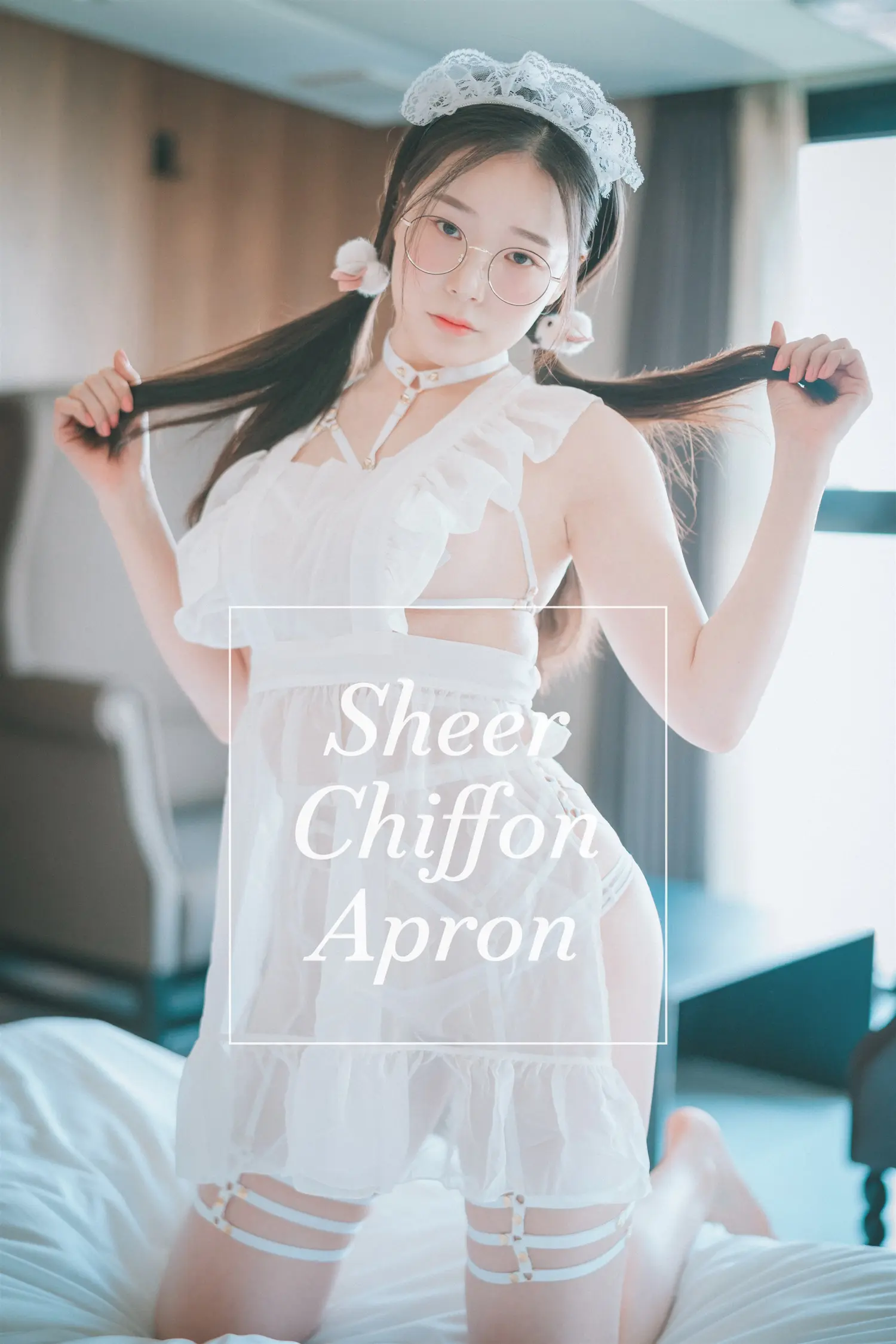 Pia NO.046 Sheer Chiffon Apron NO.0000