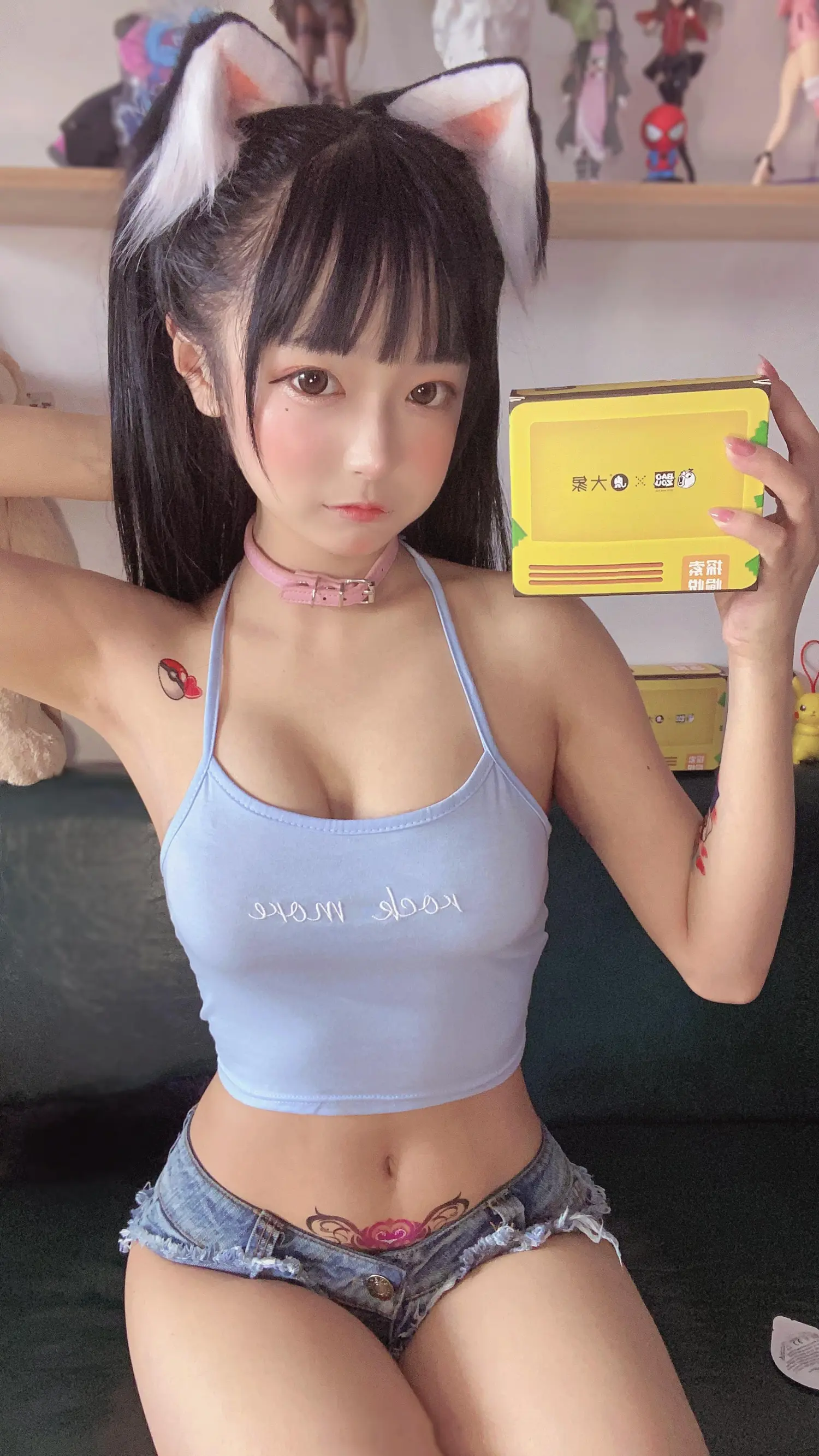 佳佳好难啊 NO.035 蓝色吊带体操服 NO.0000