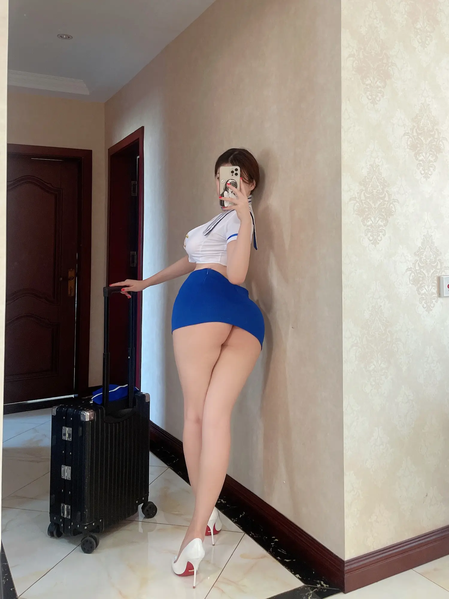 奶宝妹纸 NO.043 空姐制服 NO.0000