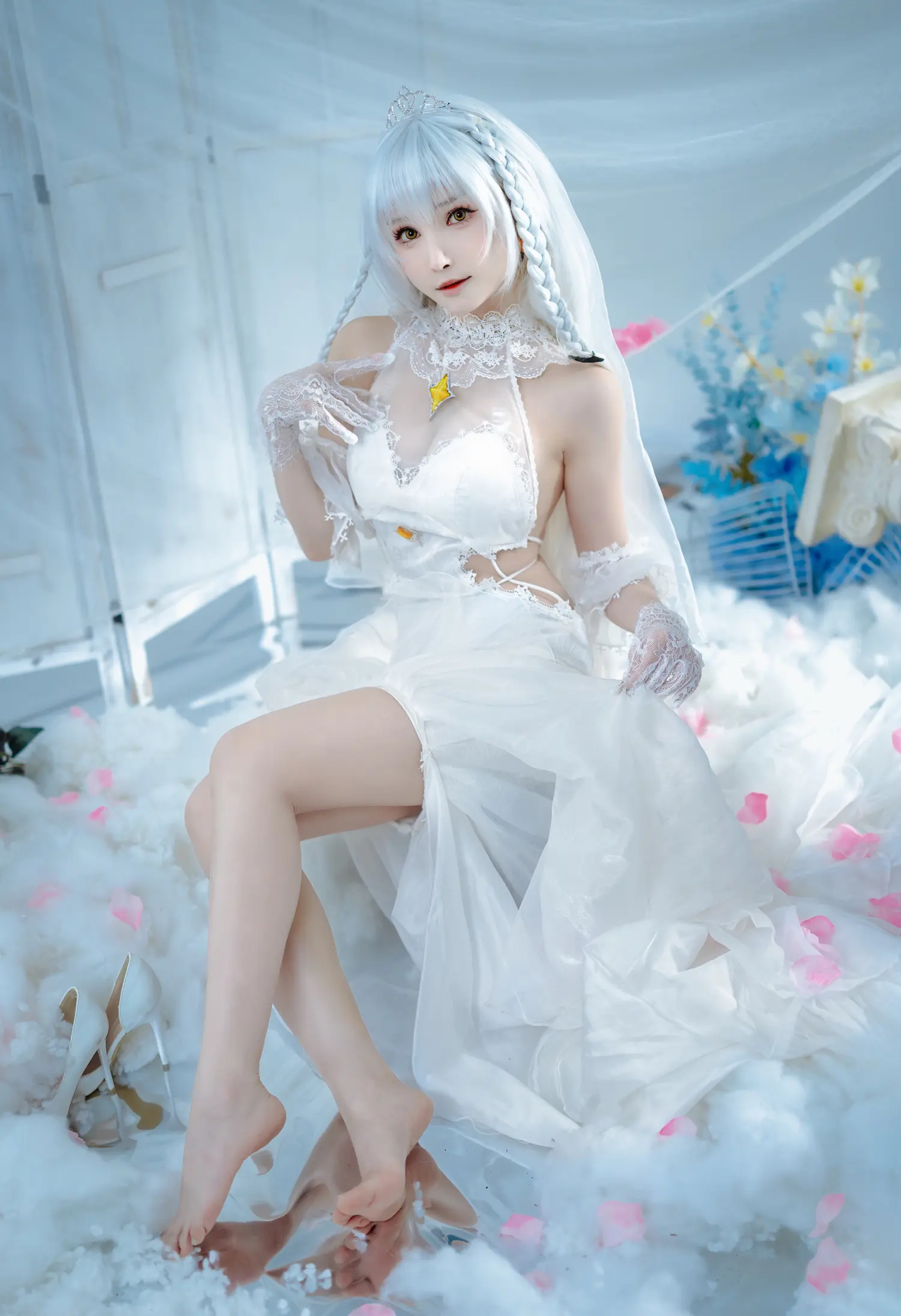 一千只猫薄禾 NO.011 花园 誓约婚纱 NO.0000