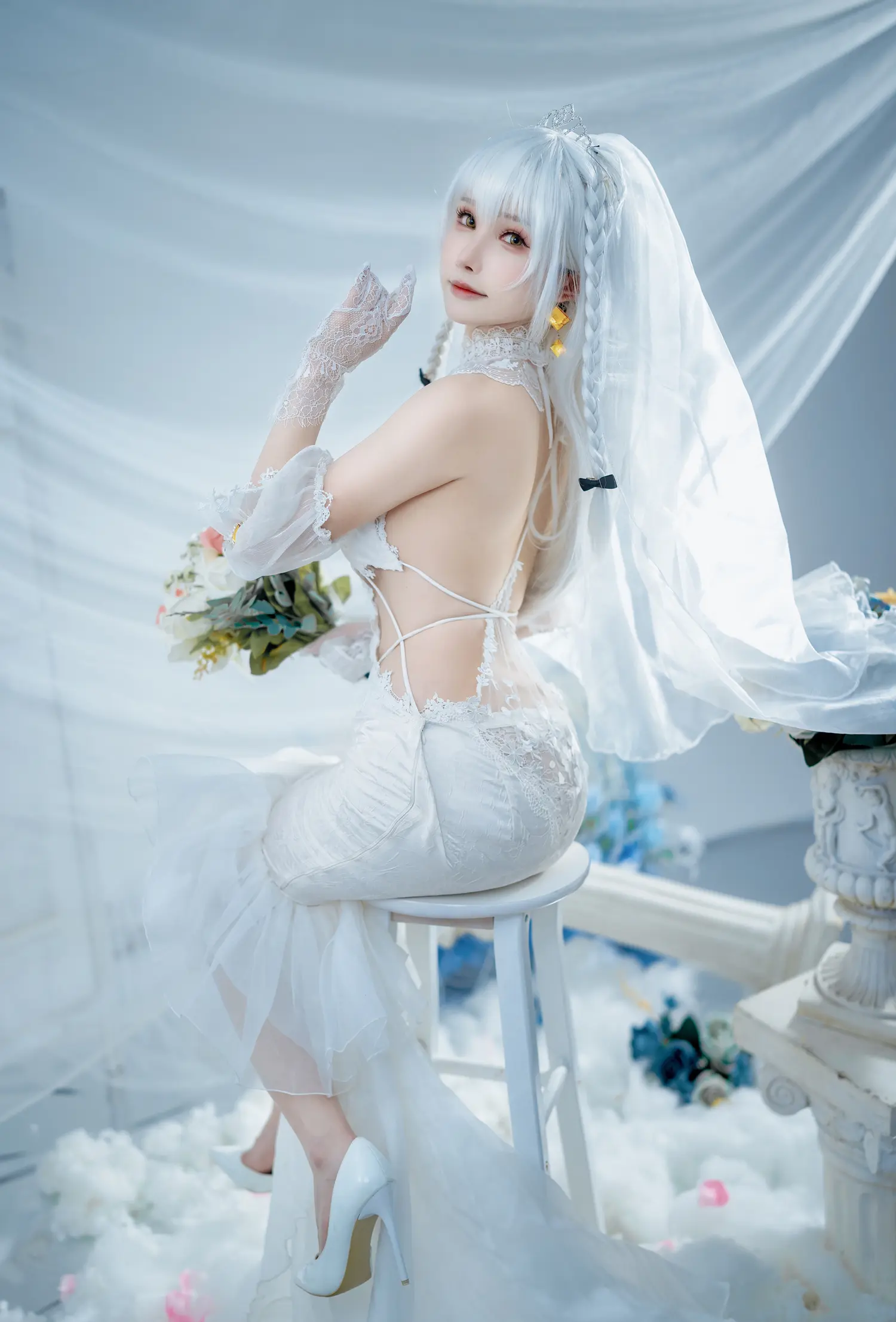 一千只猫薄禾 NO.011 花园 誓约婚纱 NO.0000