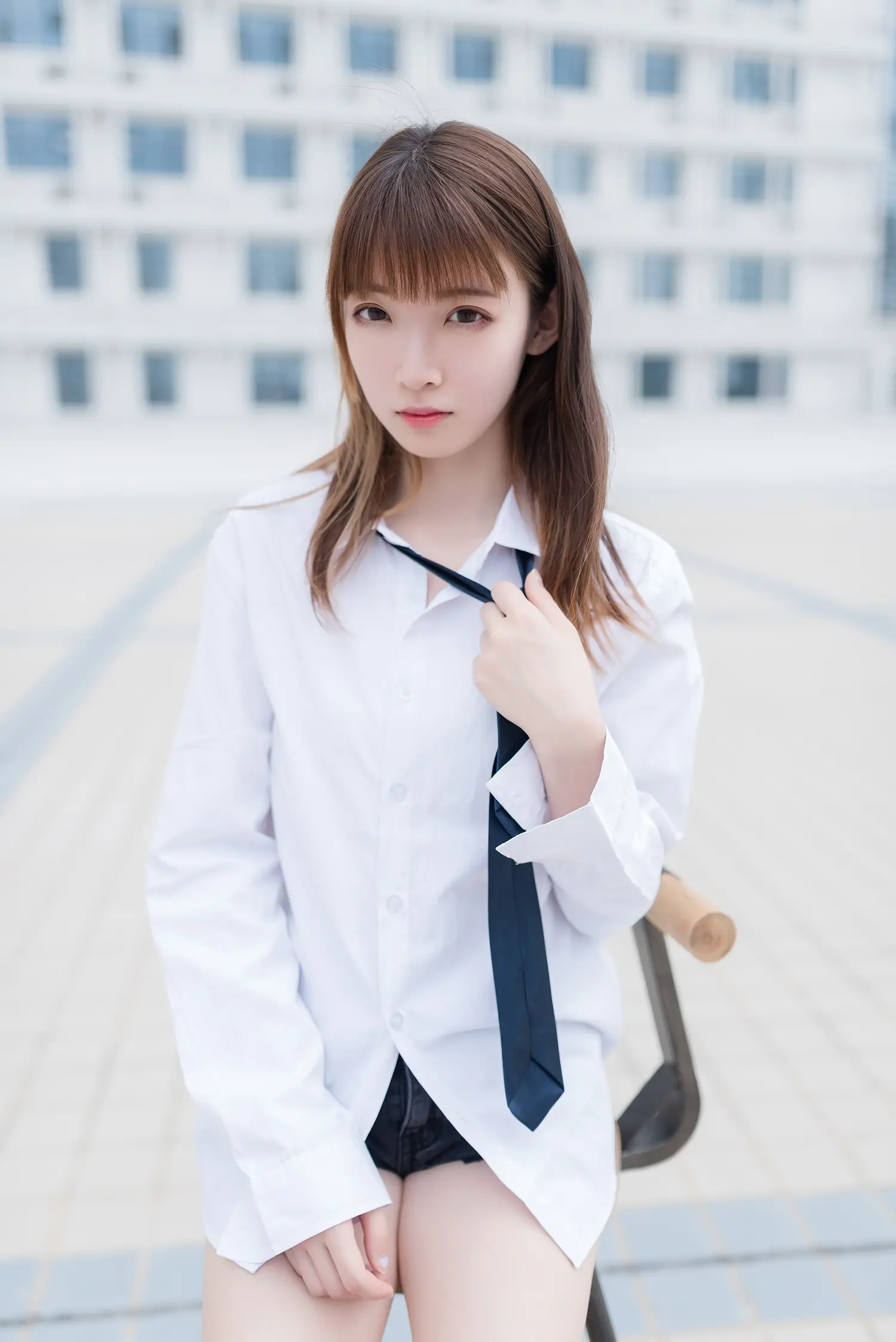 祖木子 NO.002 裸脚白衬衫 · 足控福利 NO.0000