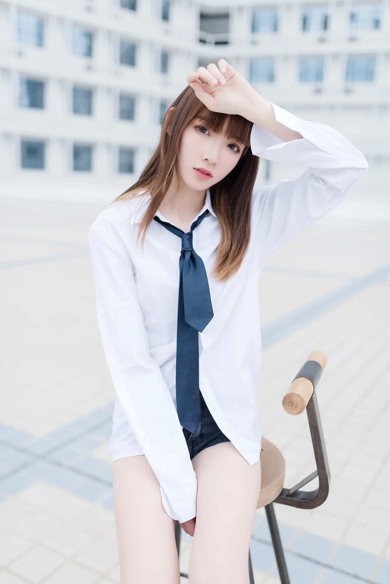 祖木子 NO.002 裸脚白衬衫 · 足控福利 NO.0000