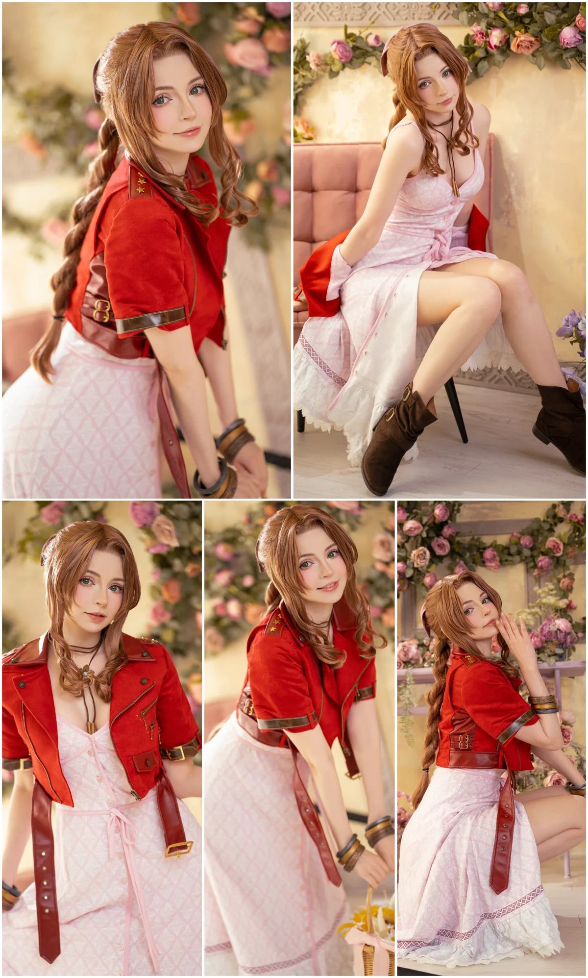 Peach milky NO.046 Aerith Gainsborough NO.0000