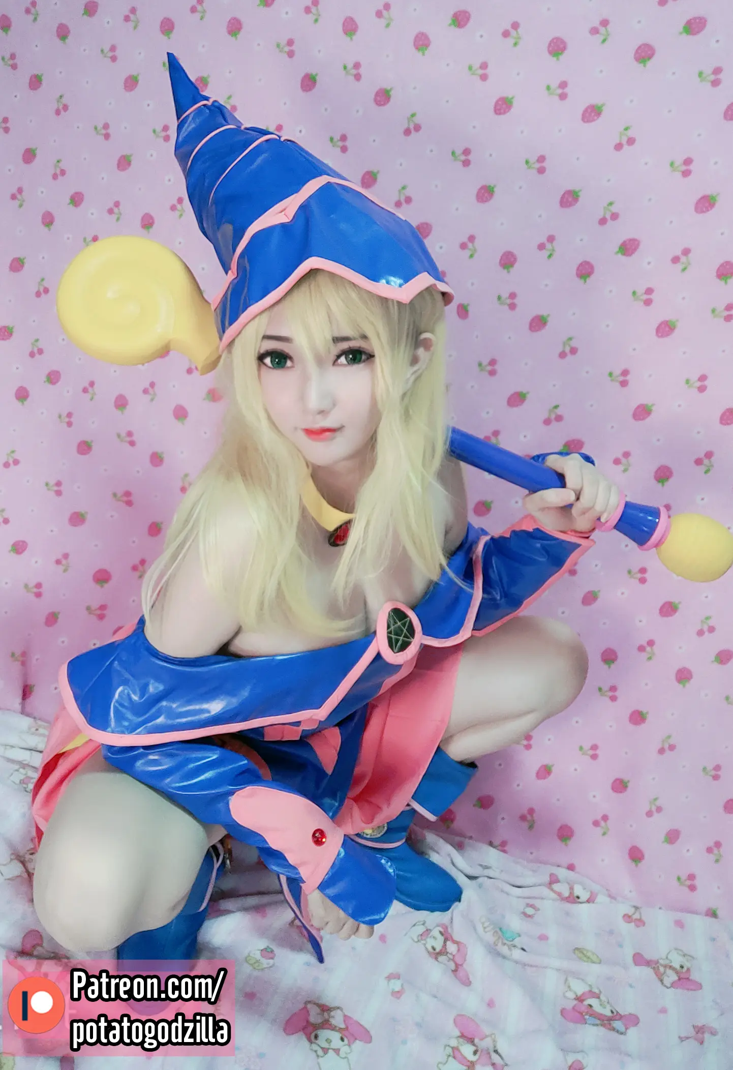 Potato Godzilla NO.008 Dark Magician Girl NO.0000