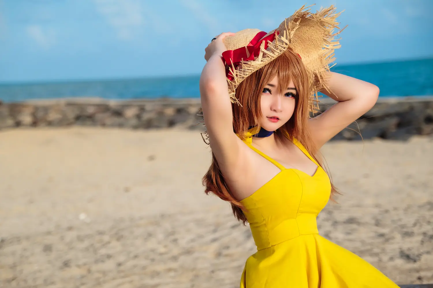 Potato Godzilla NO.057 Asuka Yellow Dress NO.0000
