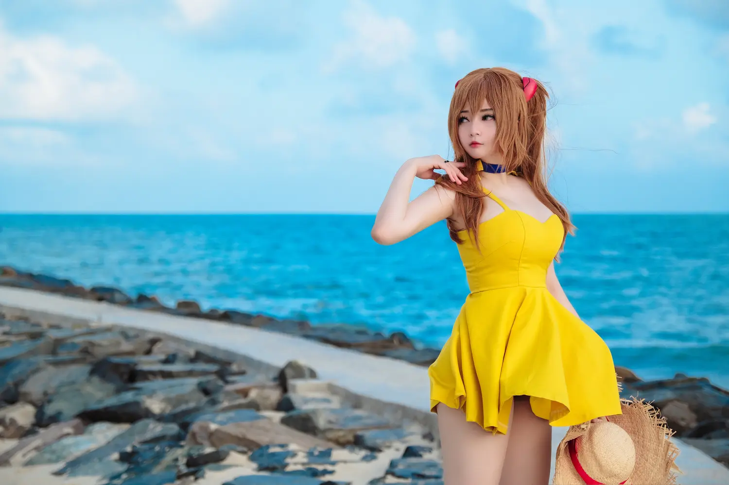 Potato Godzilla NO.057 Asuka Yellow Dress NO.0000