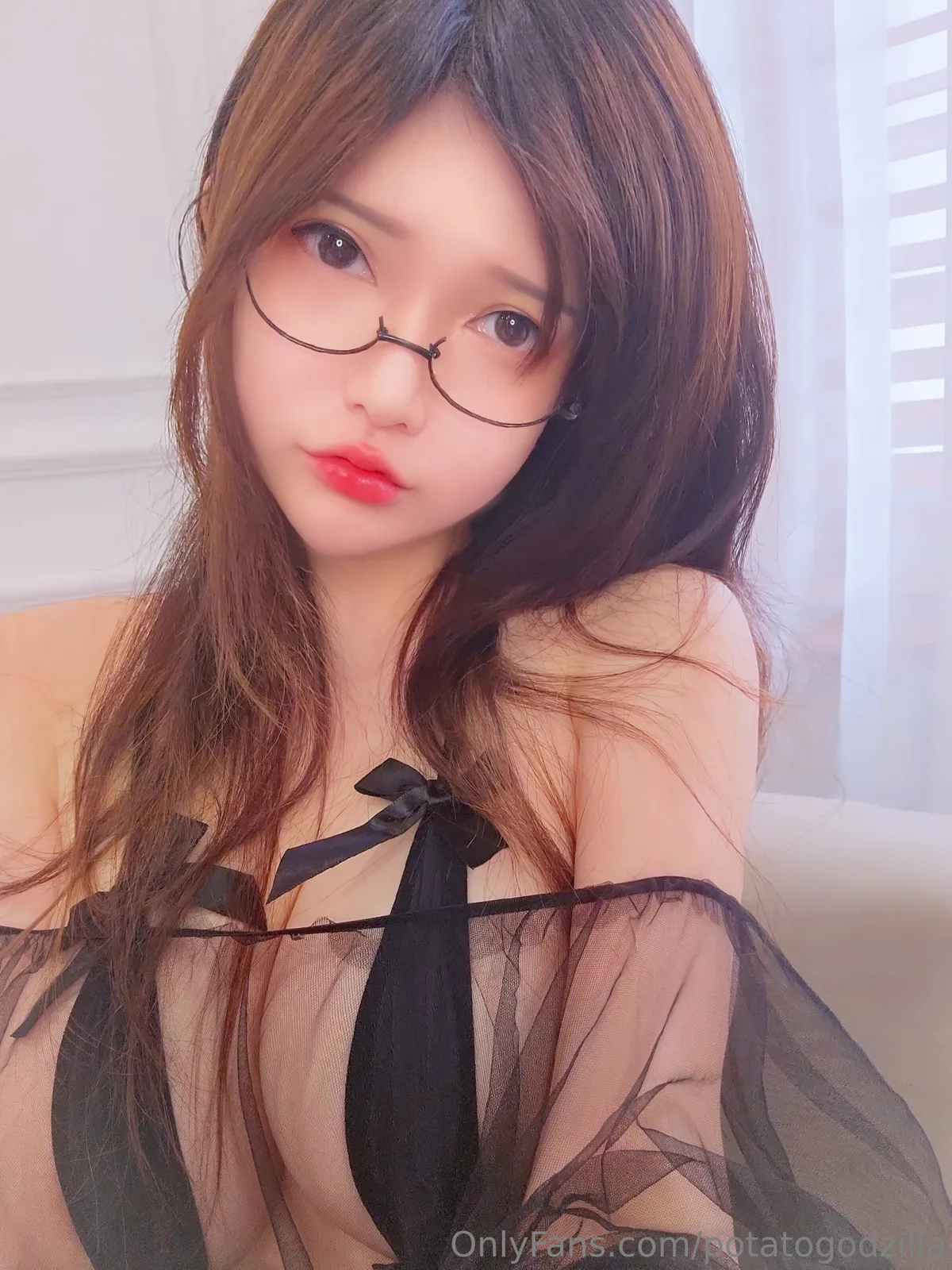 Potato Godzilla NO.105 Black Transparent Lingerie NO.0000