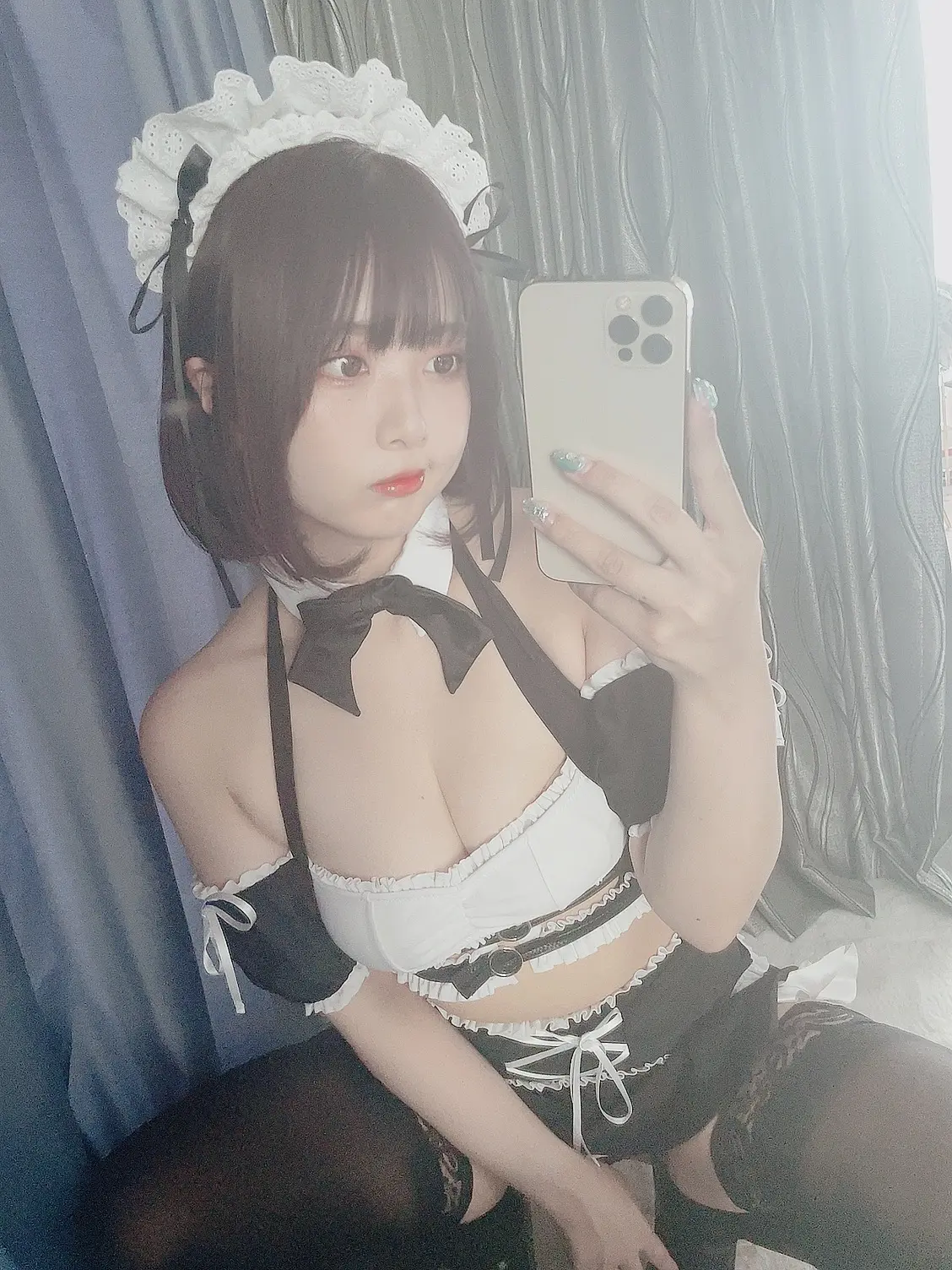 Tomiko NO.014 メイドスイムウェア髪切った NO.0000