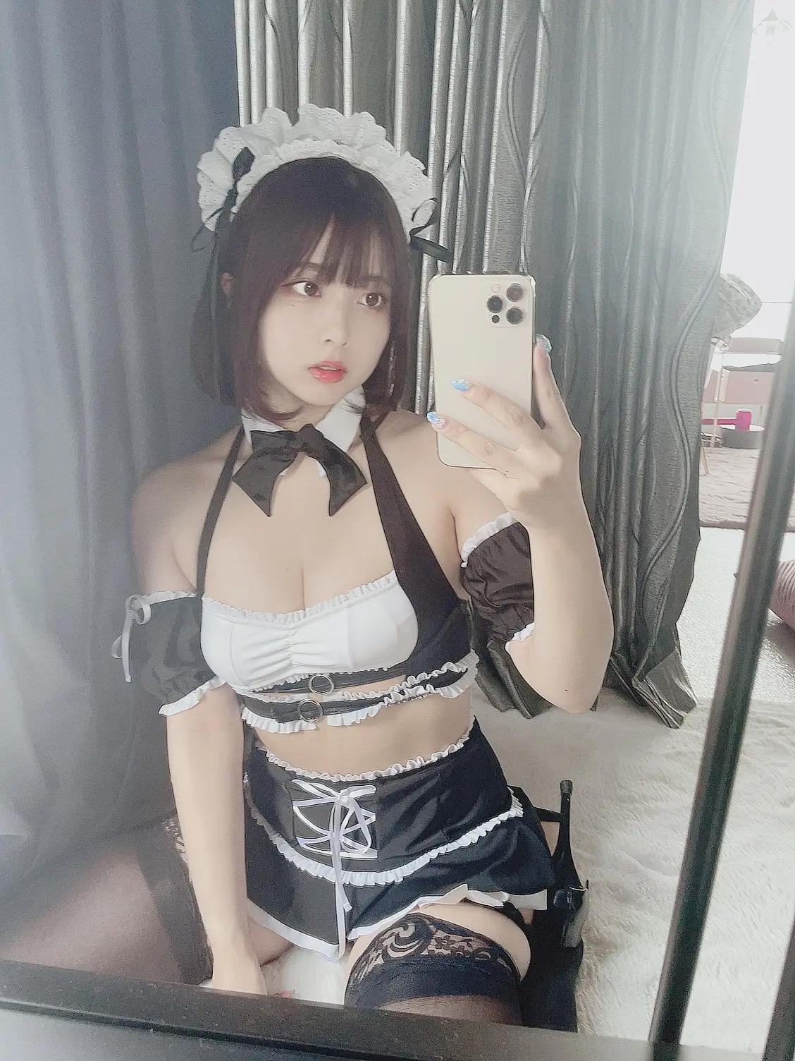 Tomiko NO.014 メイドスイムウェア髪切った NO.0000
