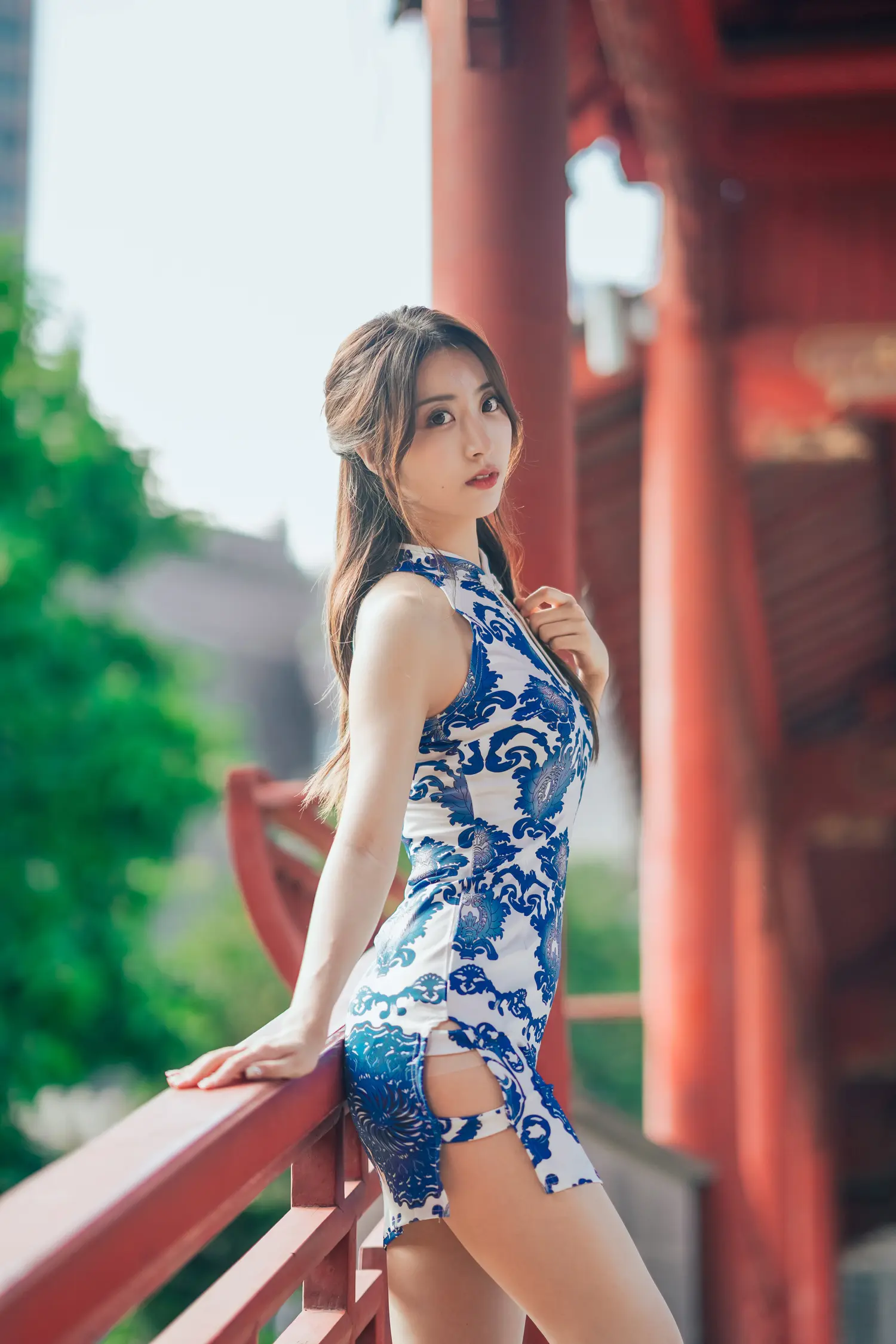 黑川 NO.056 青花旗袍 NO.0000