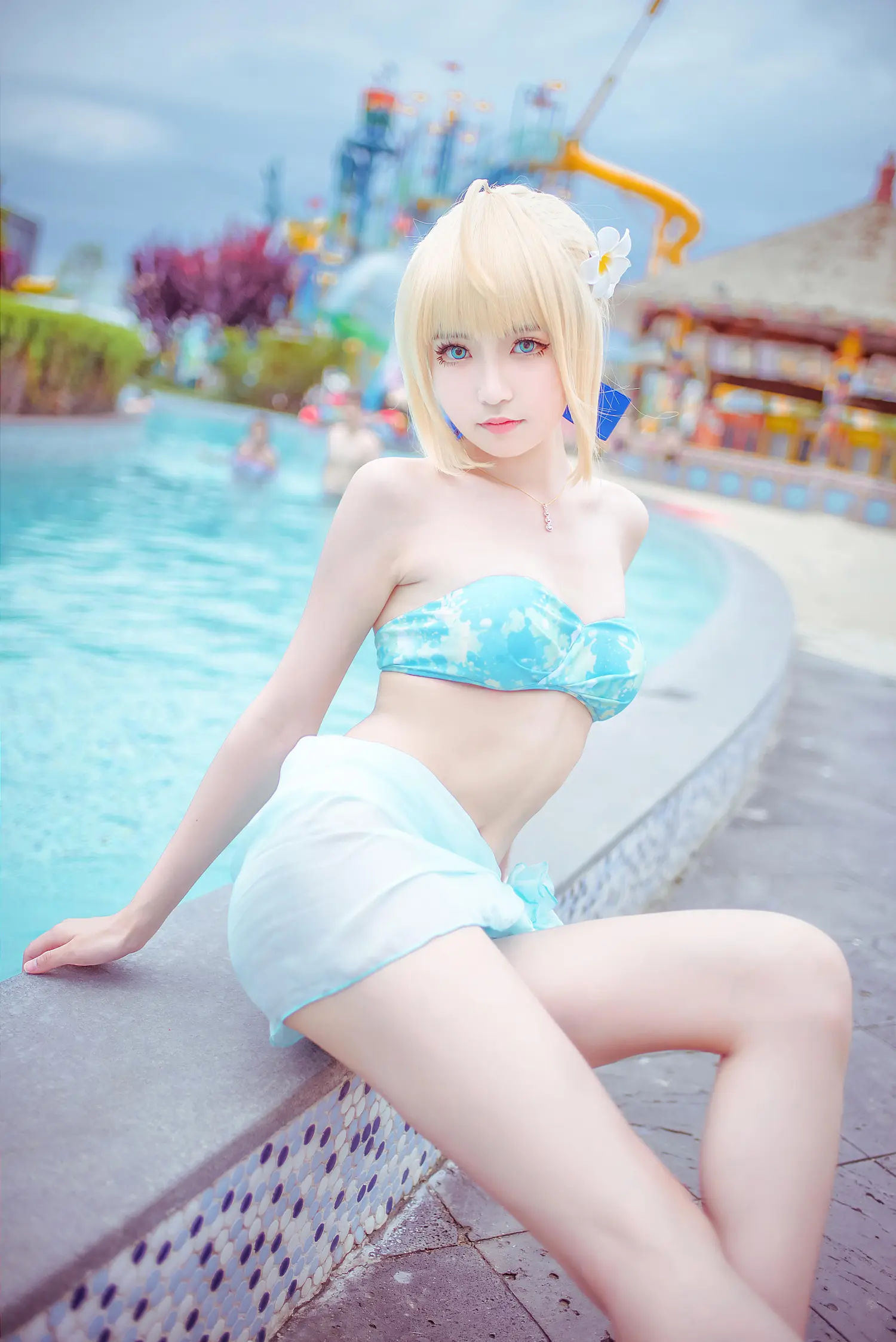 泡泡就是逊 NO.005 阿尔托莉雅泳装 NO.0000