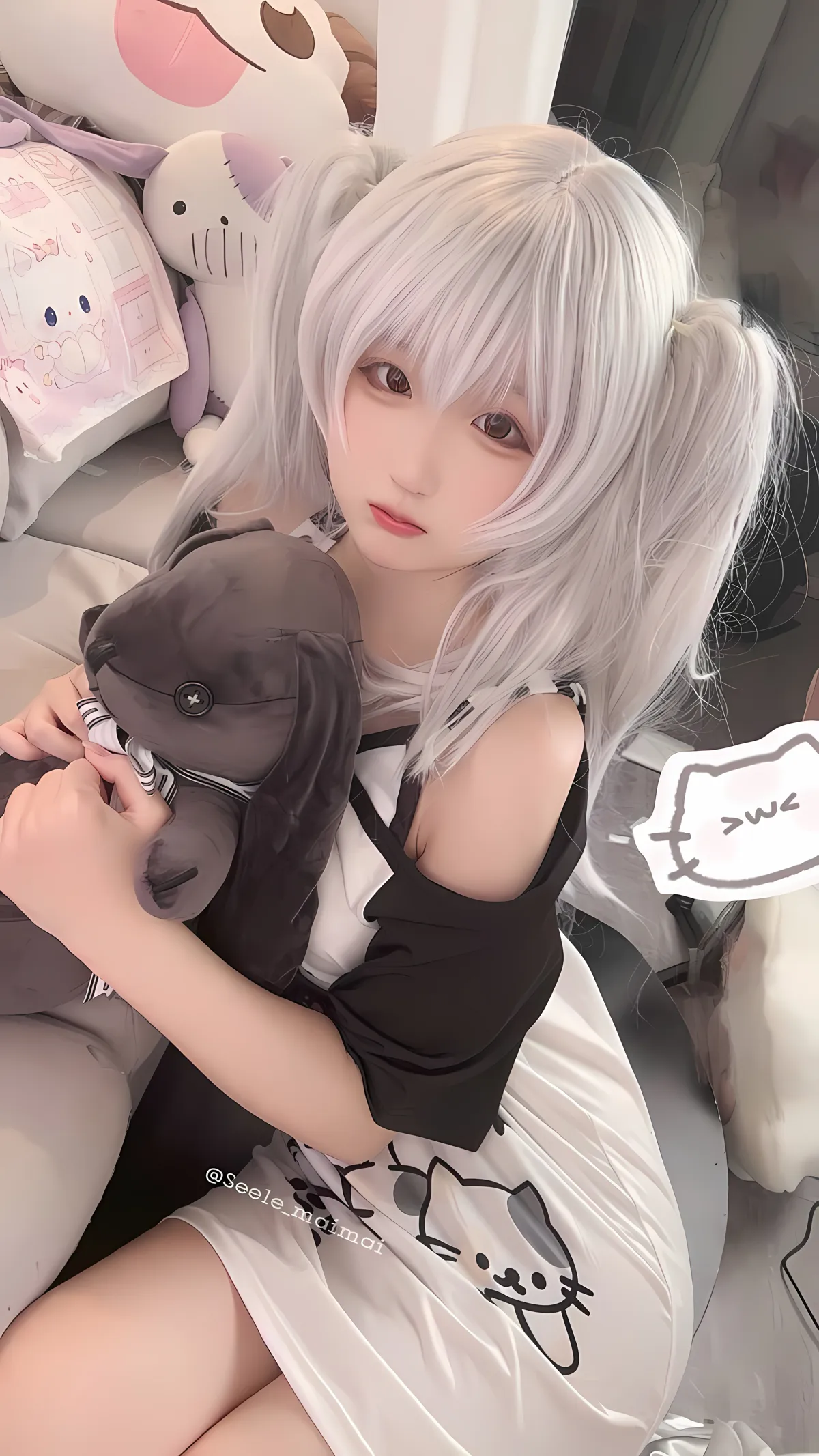Seele麦麦 NO.022 白色双马尾 NO.0000